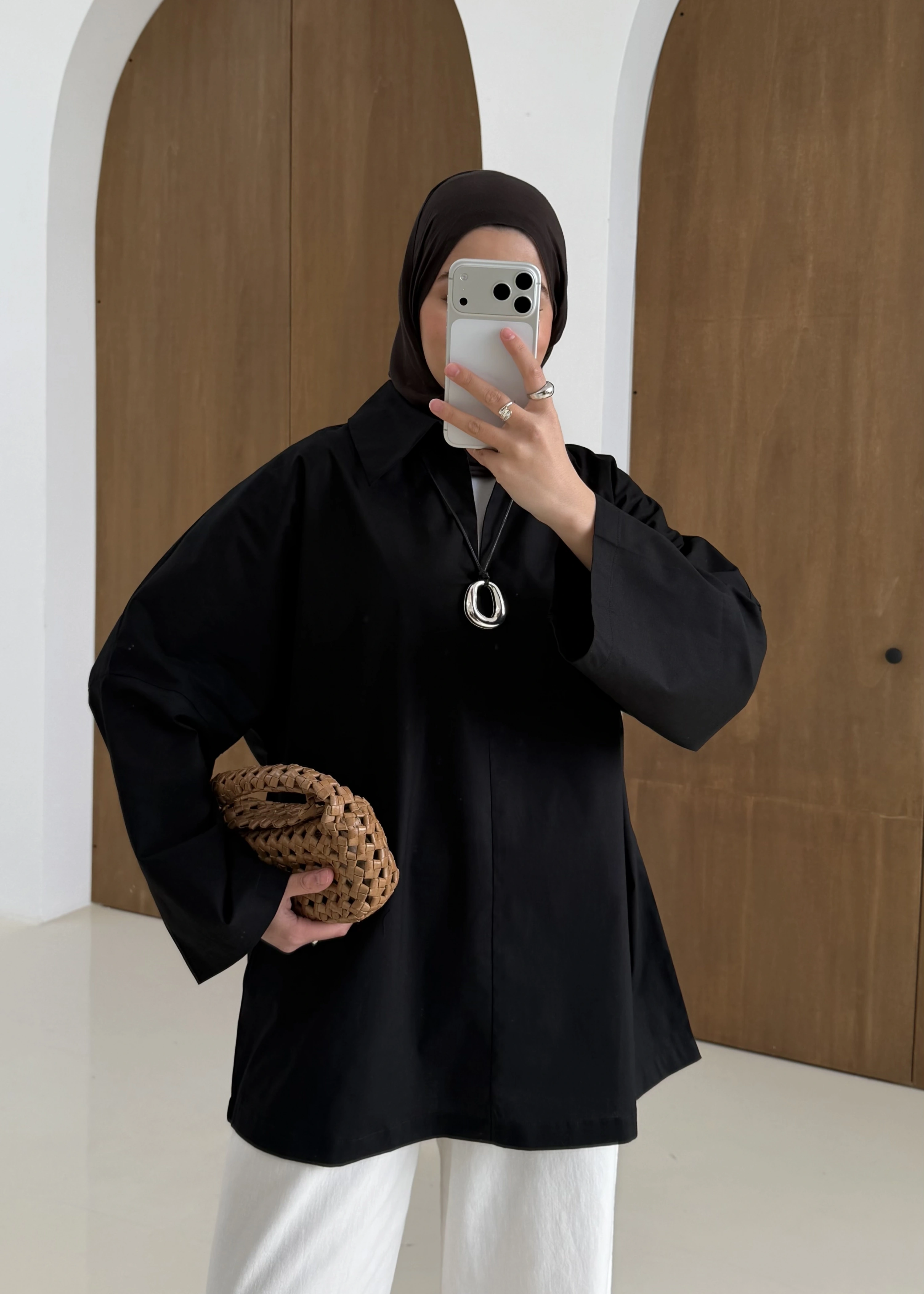 5428 POLO YAKA GÖMLEK SİYAH