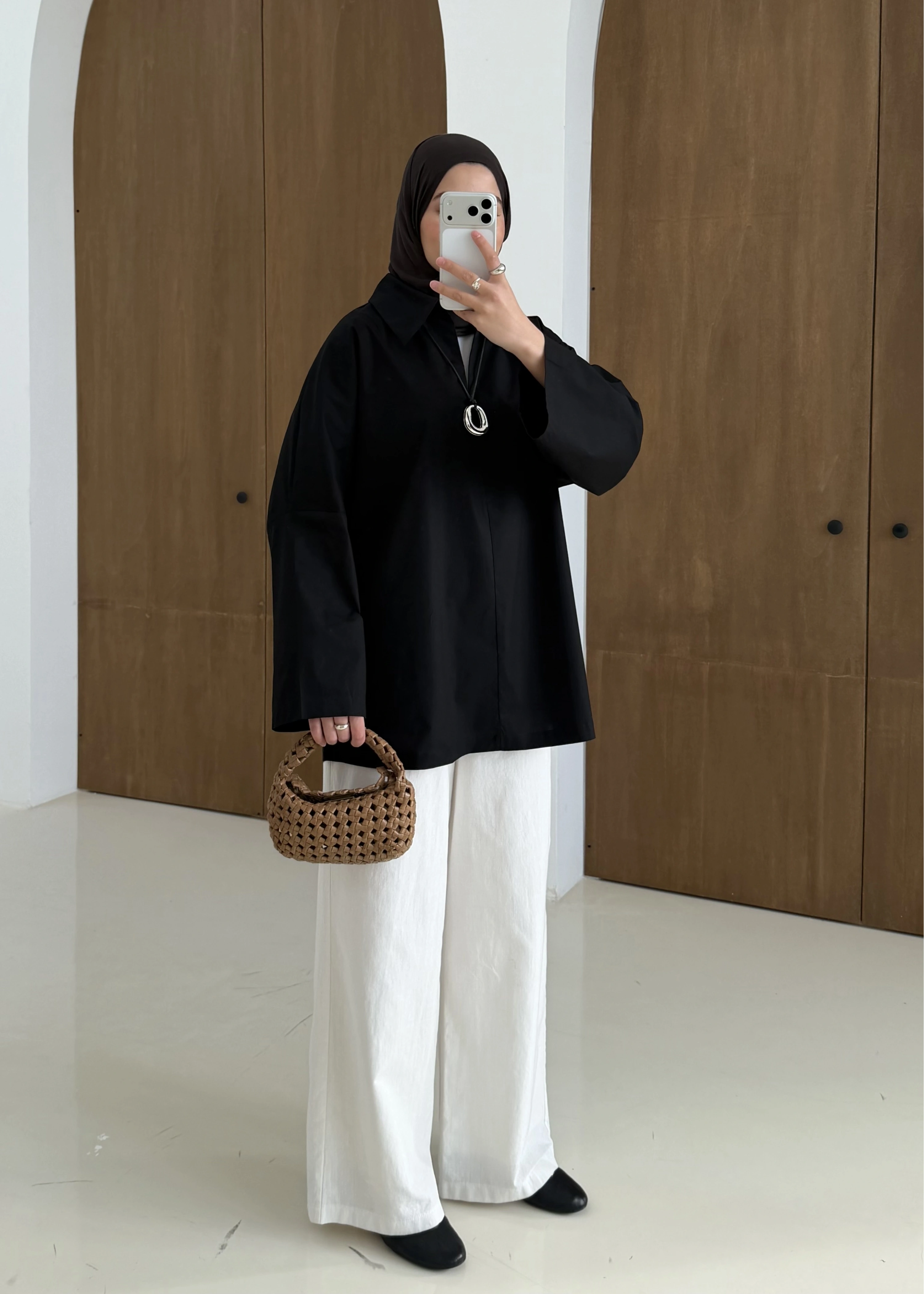 5428 POLO YAKA GÖMLEK SİYAH