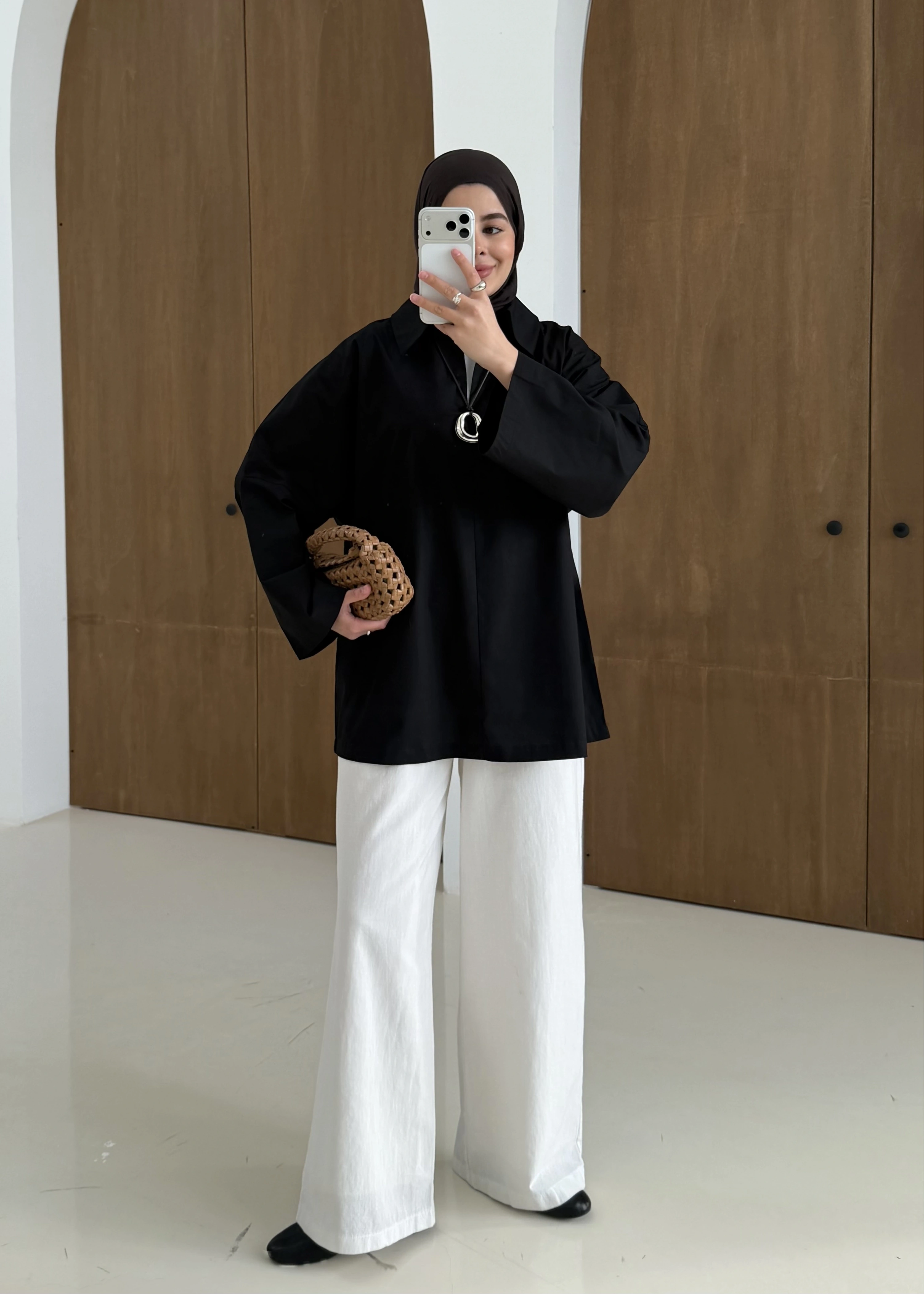 5428 POLO YAKA GÖMLEK SİYAH