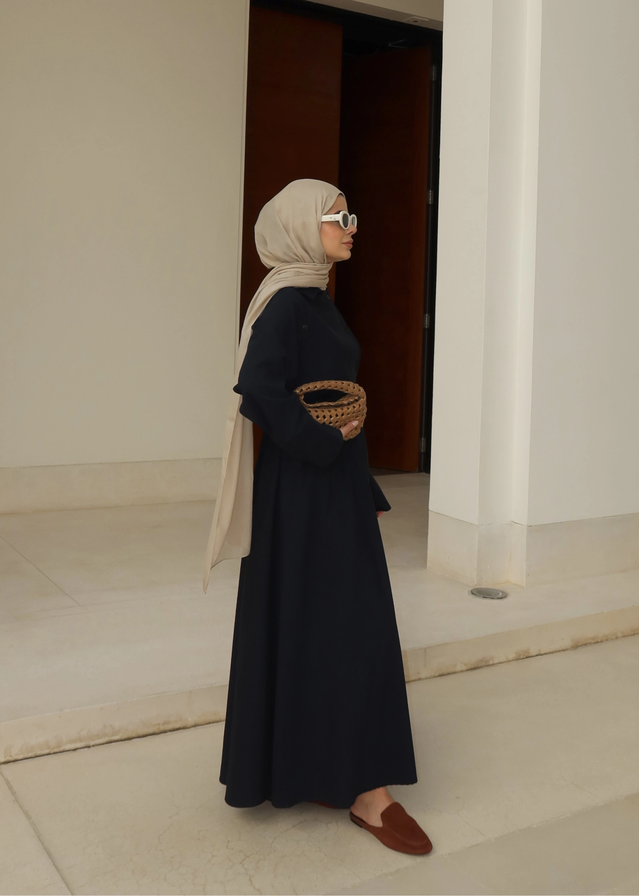 KEMER DETAY ETEKLİ TAKIM LACİVERT