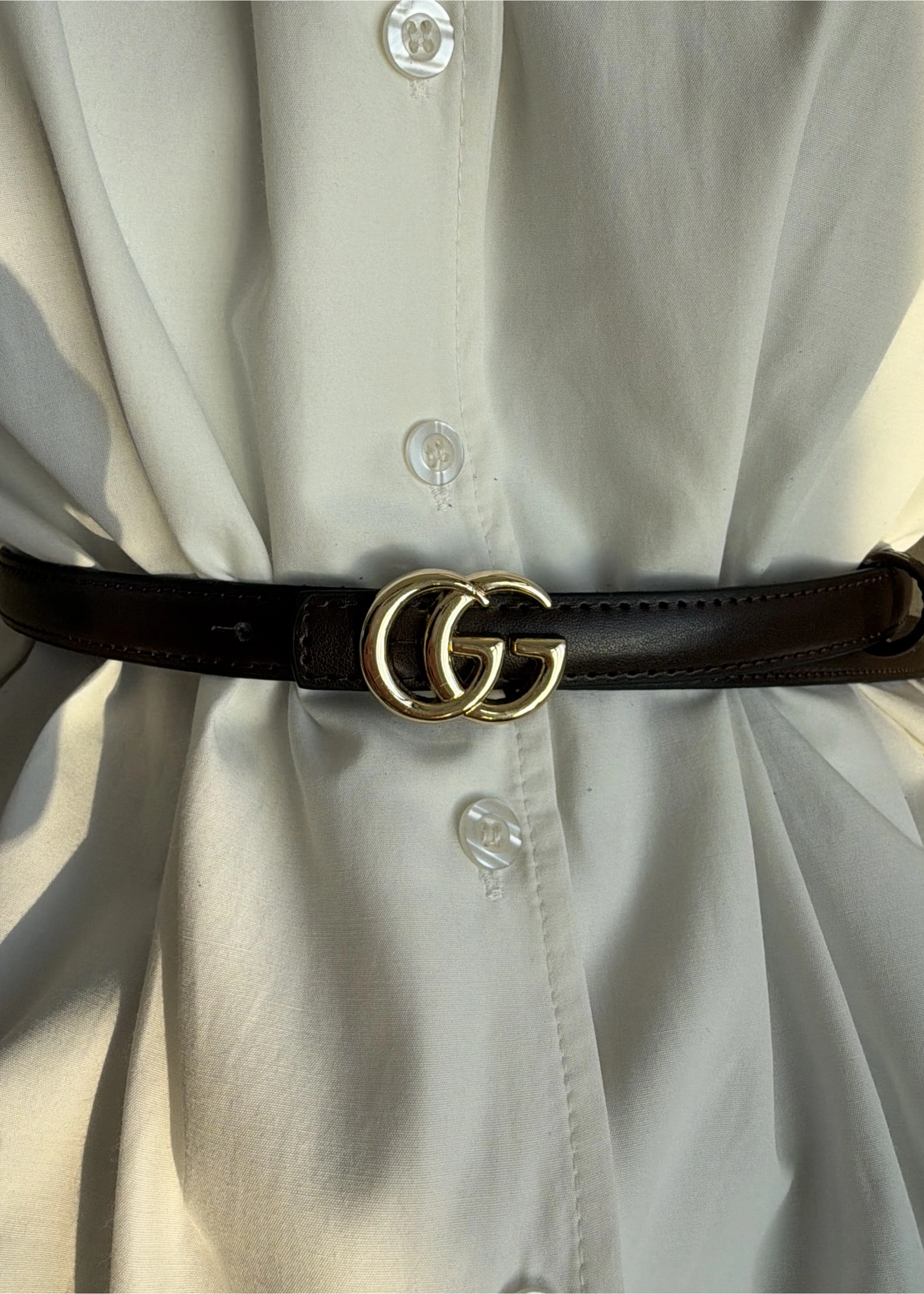 GUCCİ %100 DERİ KEMER kahve