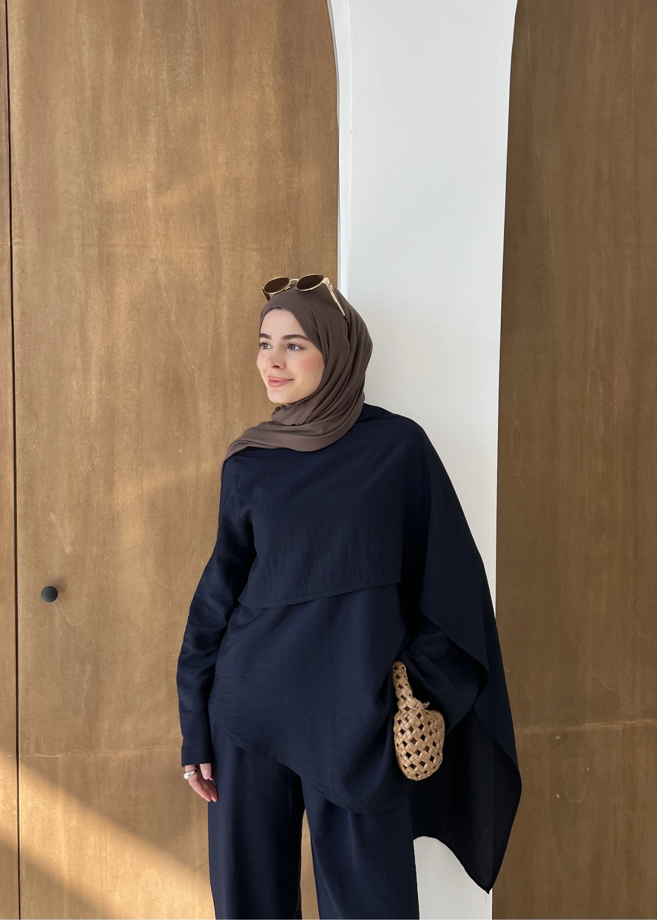 6009 AYROBİN ŞALLI TAKIM LACİVERT