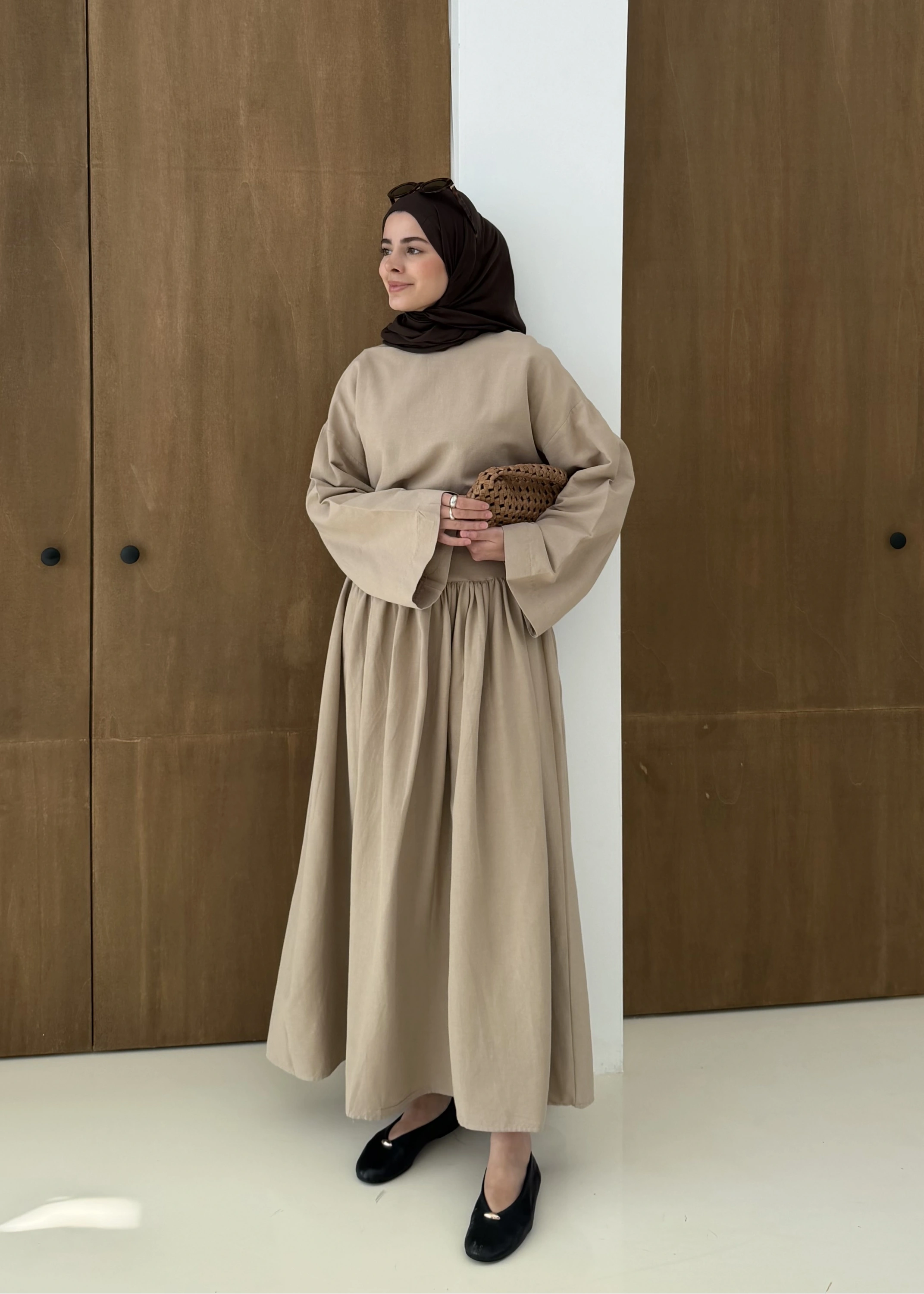 6017 YÜKSEK BEL ETEKLİ TAKIM VİZON