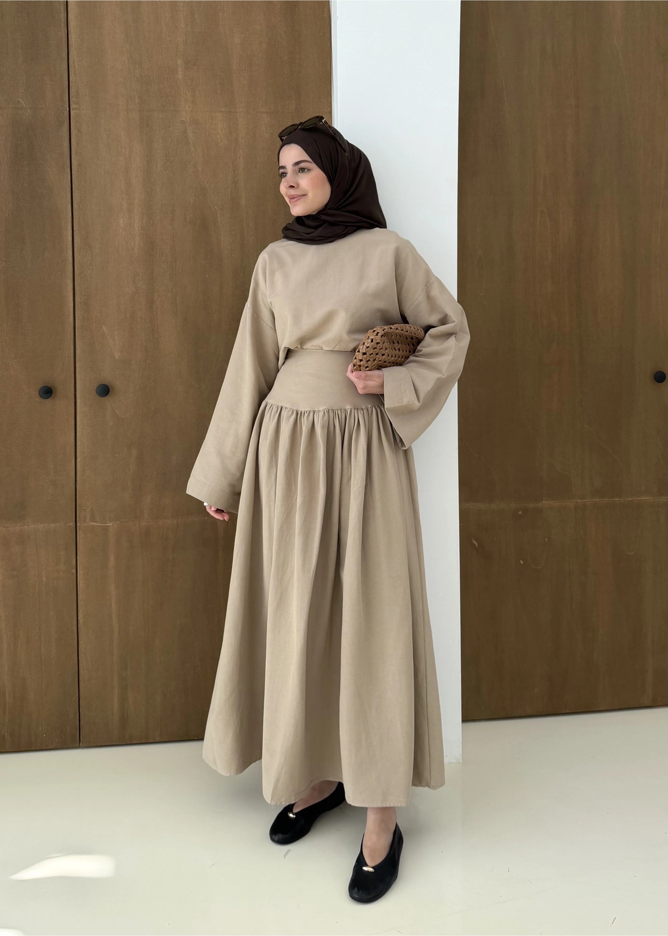 6017 YÜKSEK BEL ETEKLİ TAKIM VİZON