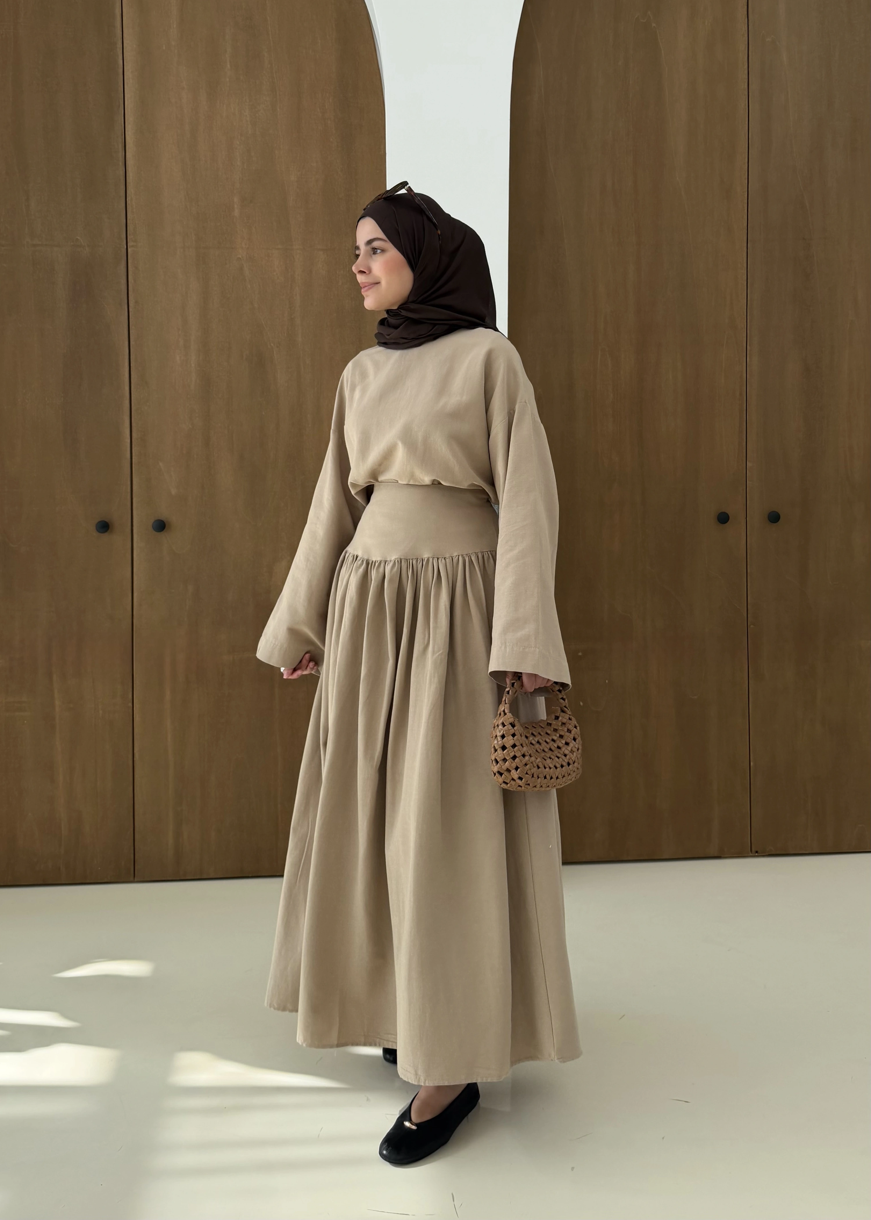 6017 YÜKSEK BEL ETEKLİ TAKIM VİZON