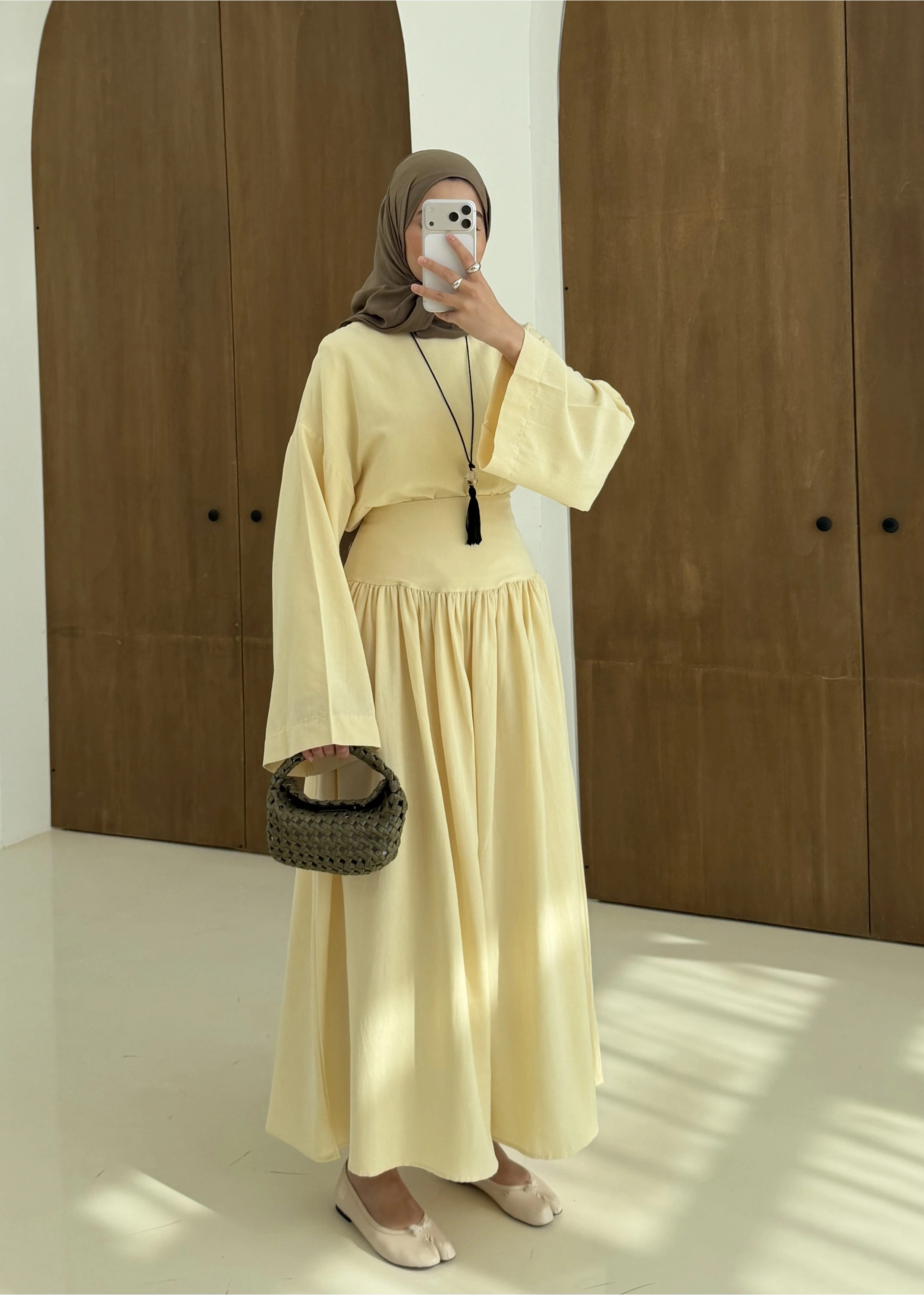 6017 YÜKSEK BEL ETEKLİ TAKIM sarı