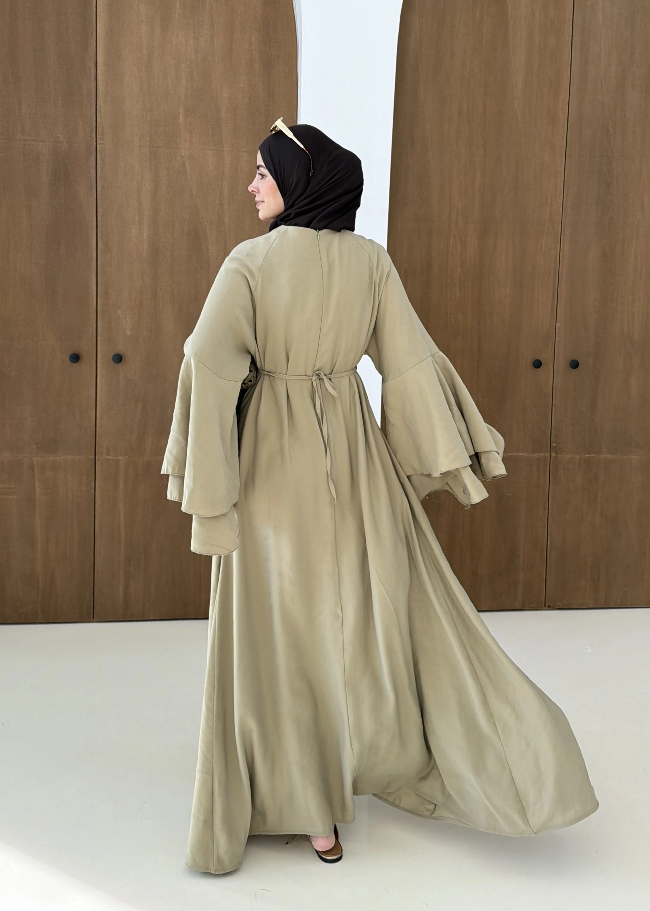 5024 GENİŞ KOL ELBİSE ÇAĞLA