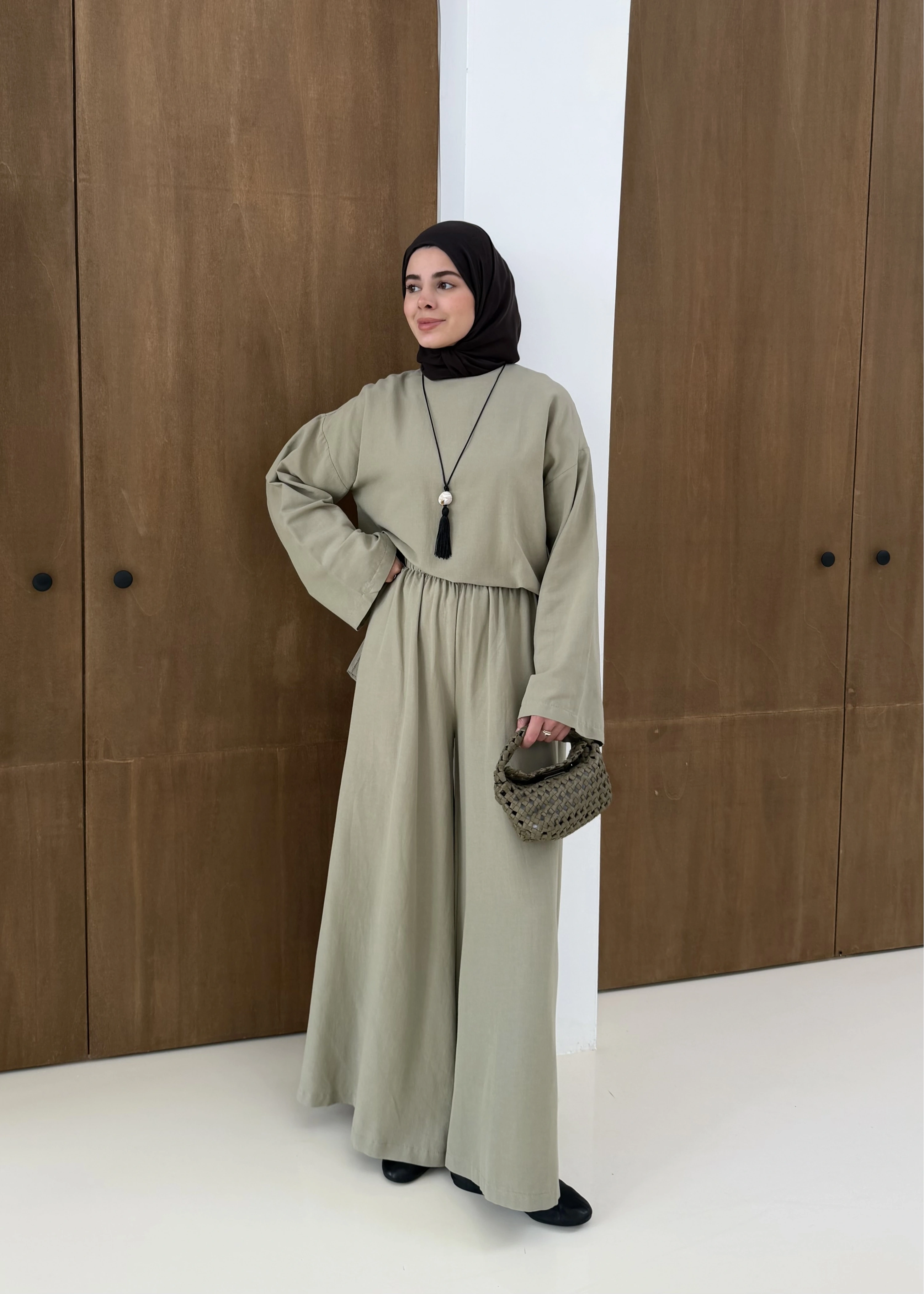 6018 SALAŞ PANTOLON TAKIM ÇAĞLA