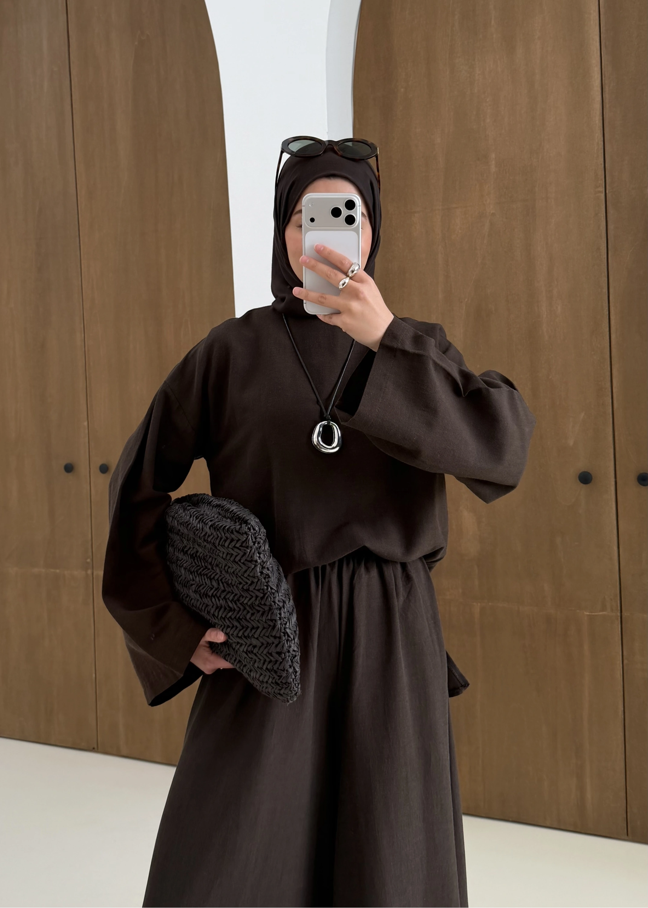 6018 SALAŞ PANTOLON TAKIM kahve