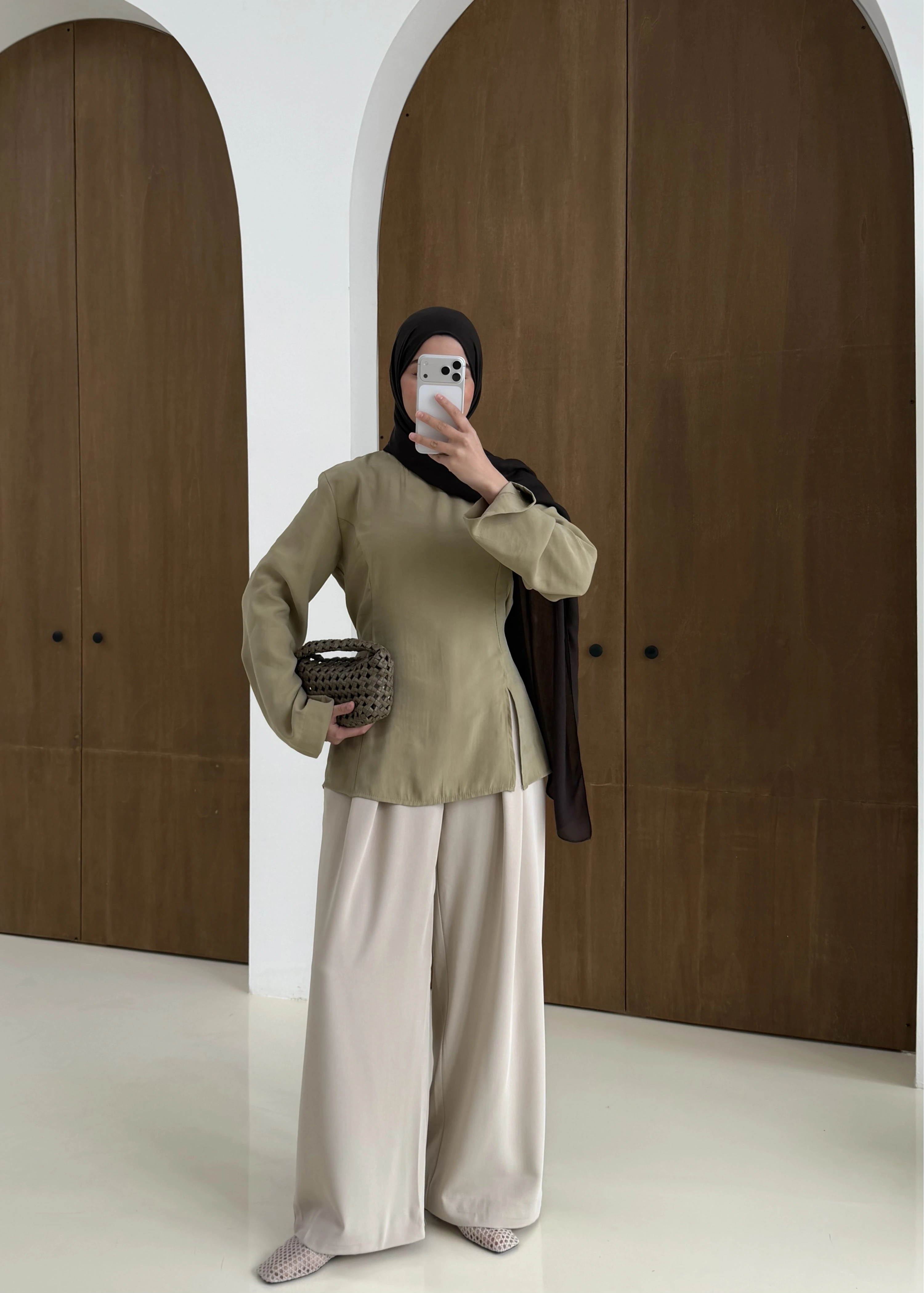 2019 YIRTMAÇLI BLUZ YEŞİL