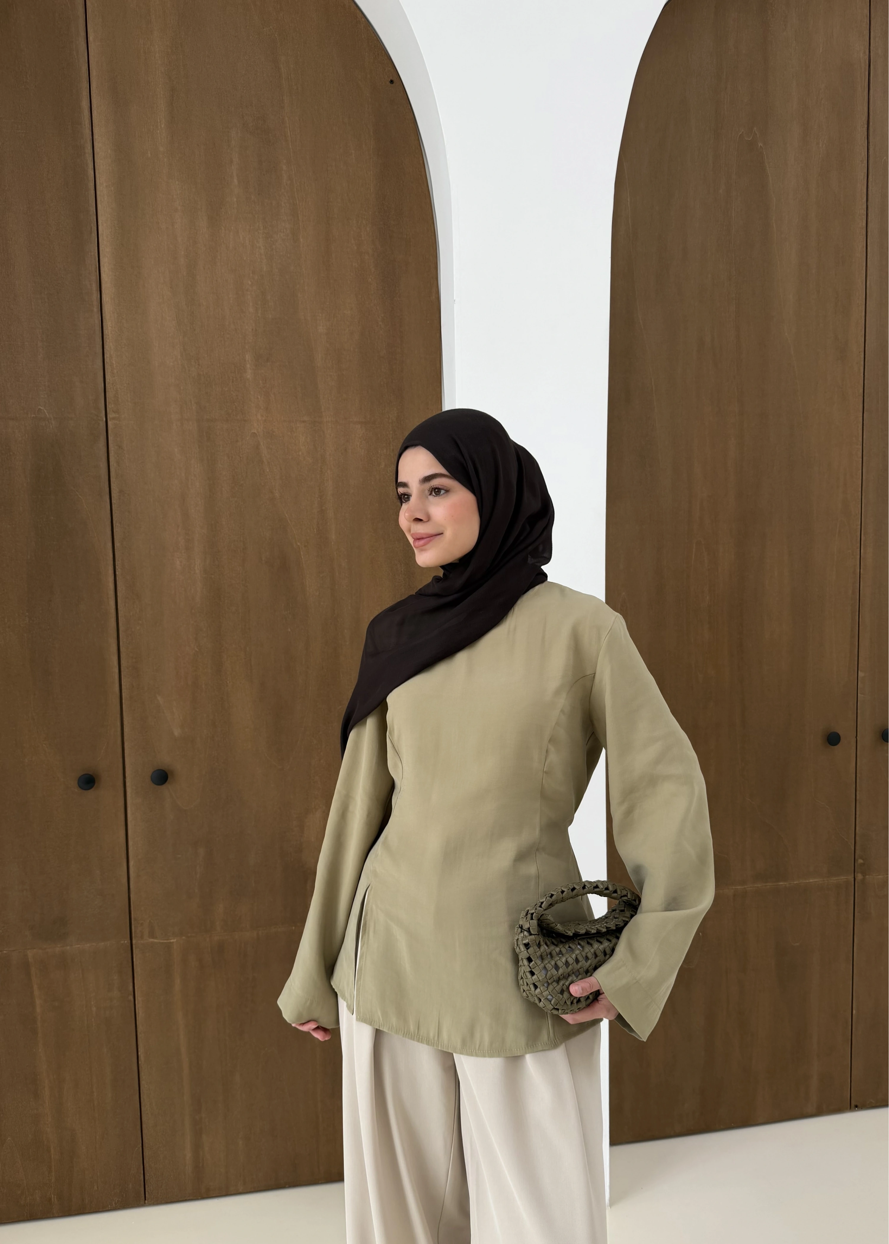 2019 YIRTMAÇLI BLUZ YEŞİL