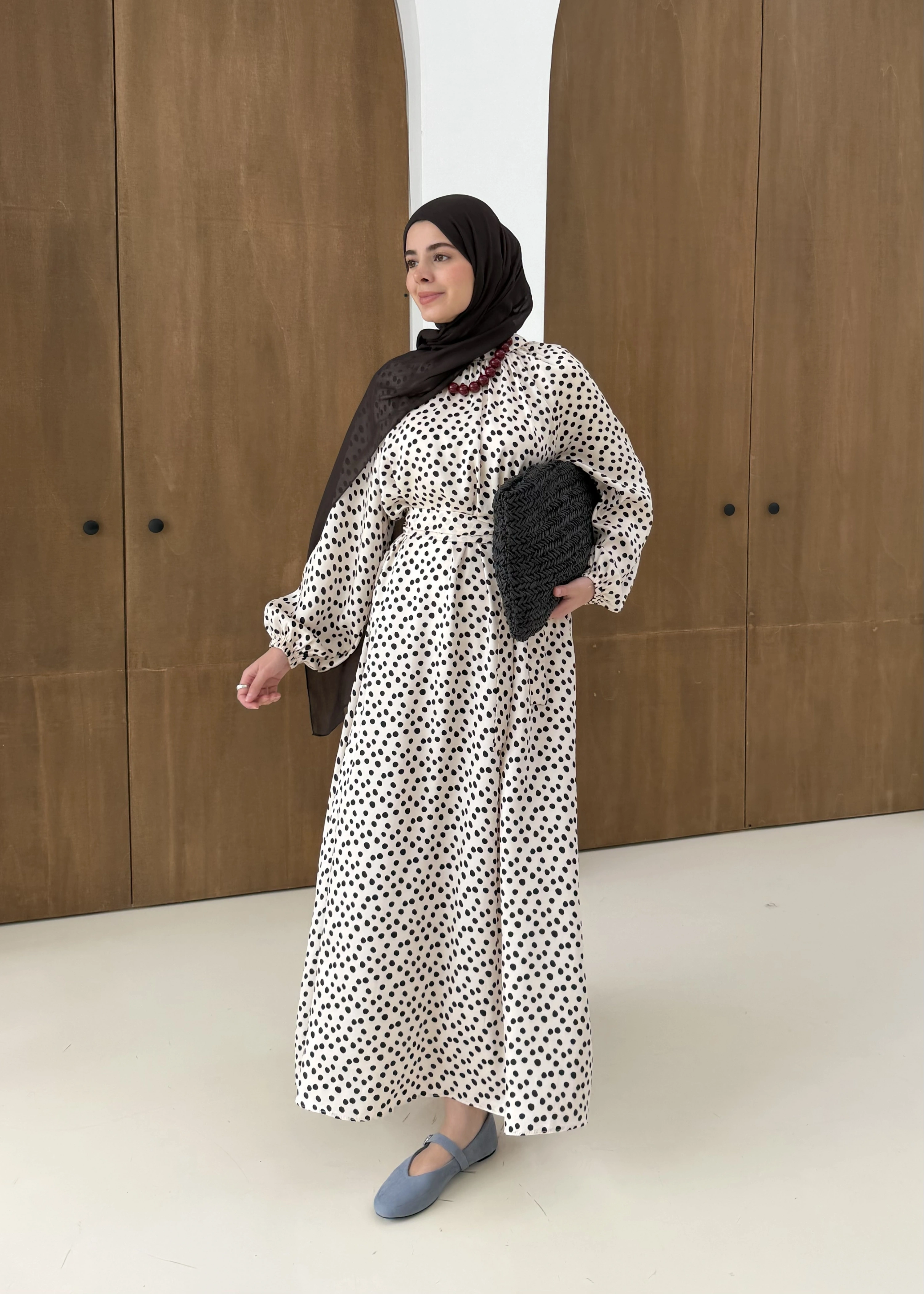 5528 PUANİTYE SATEN ELBİSE