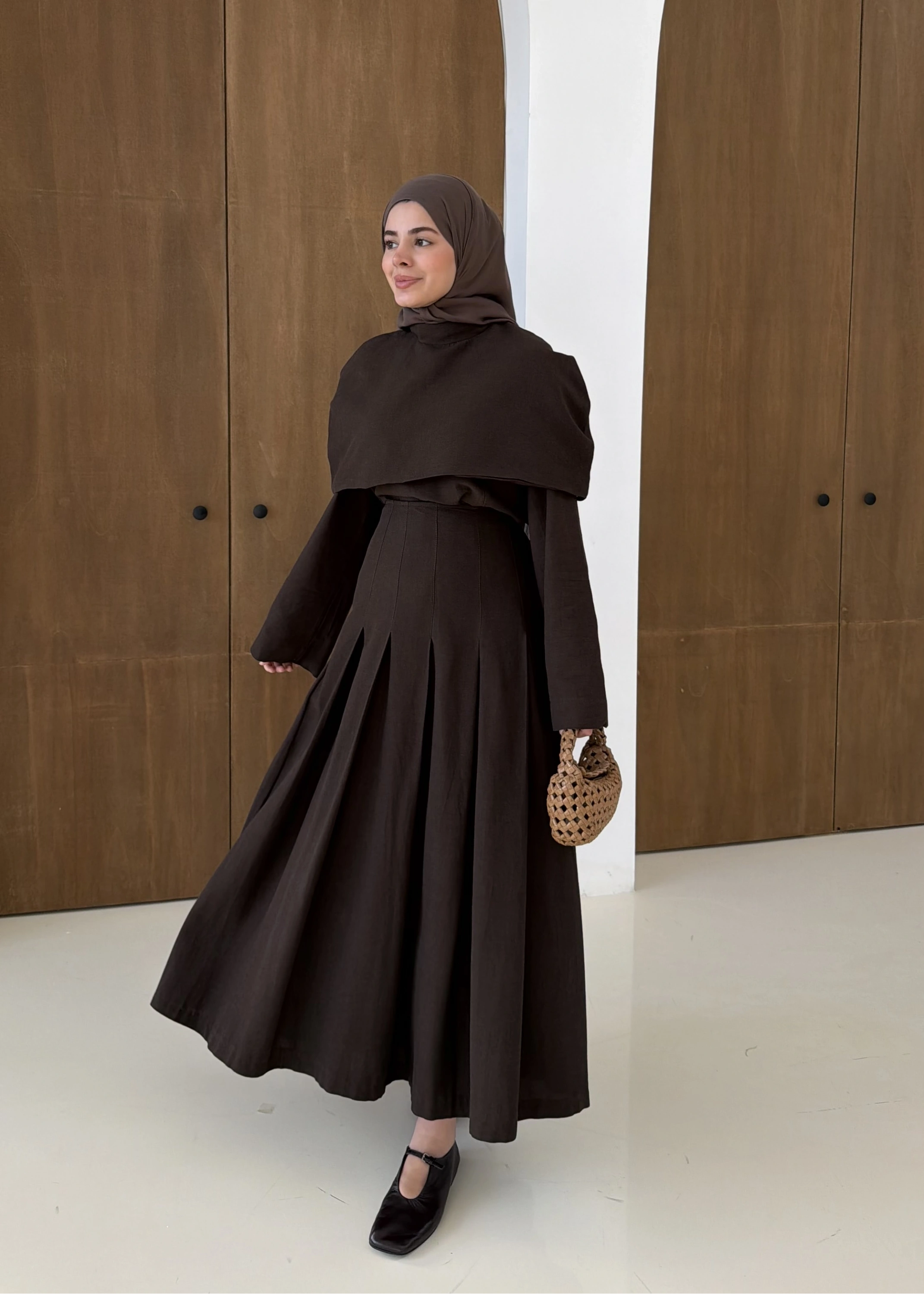 6023 GİYDİRMELİ TAKIM KAHVE