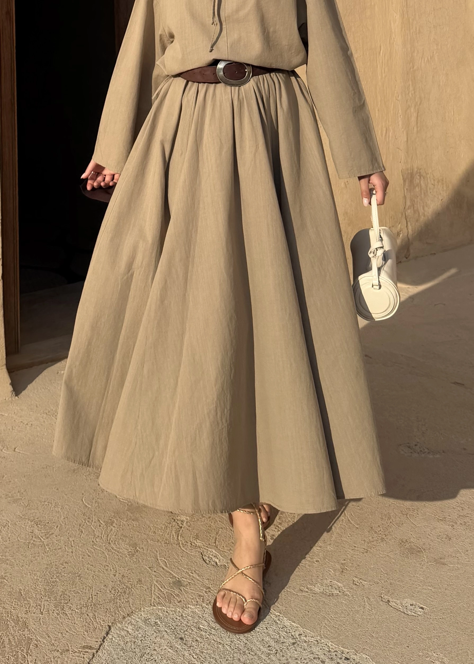 1285 VOLUMLÜ %100 PAMUK KETEK vizon