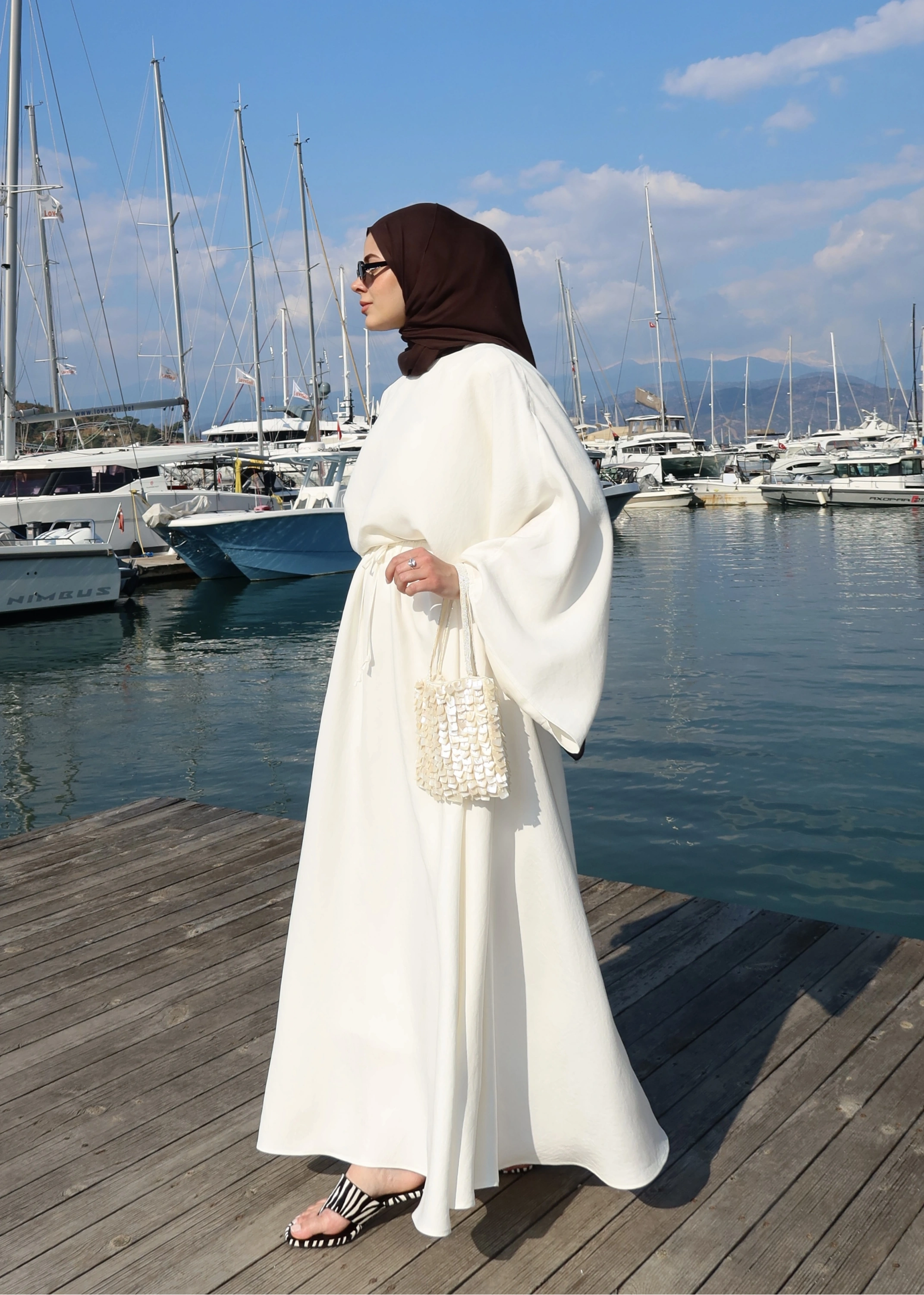 9029 BLUS ETEKLİ OVERSİZE TAKIM Vanilya