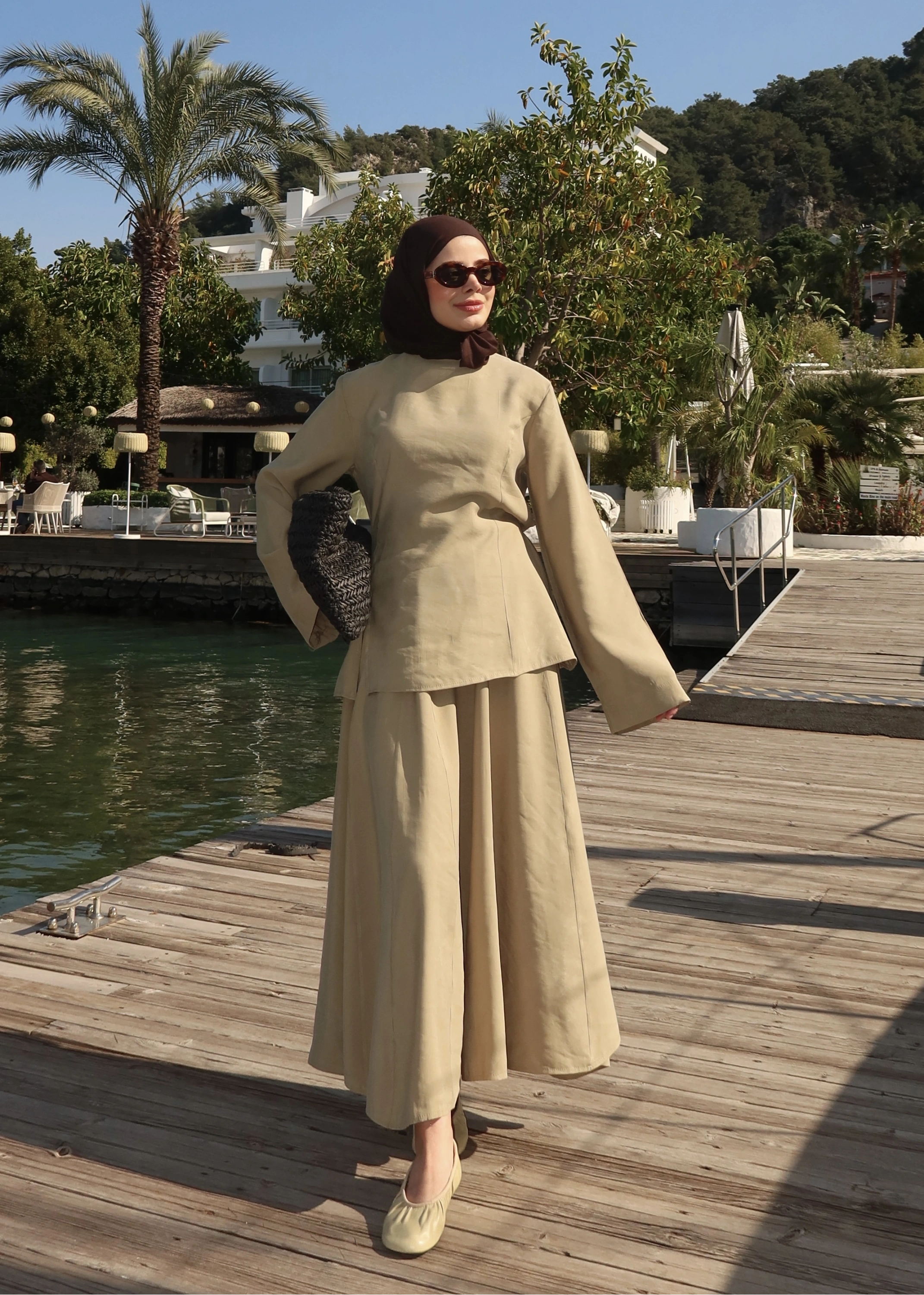 ETEKLİ YIRTMAÇLI TAKIM mint