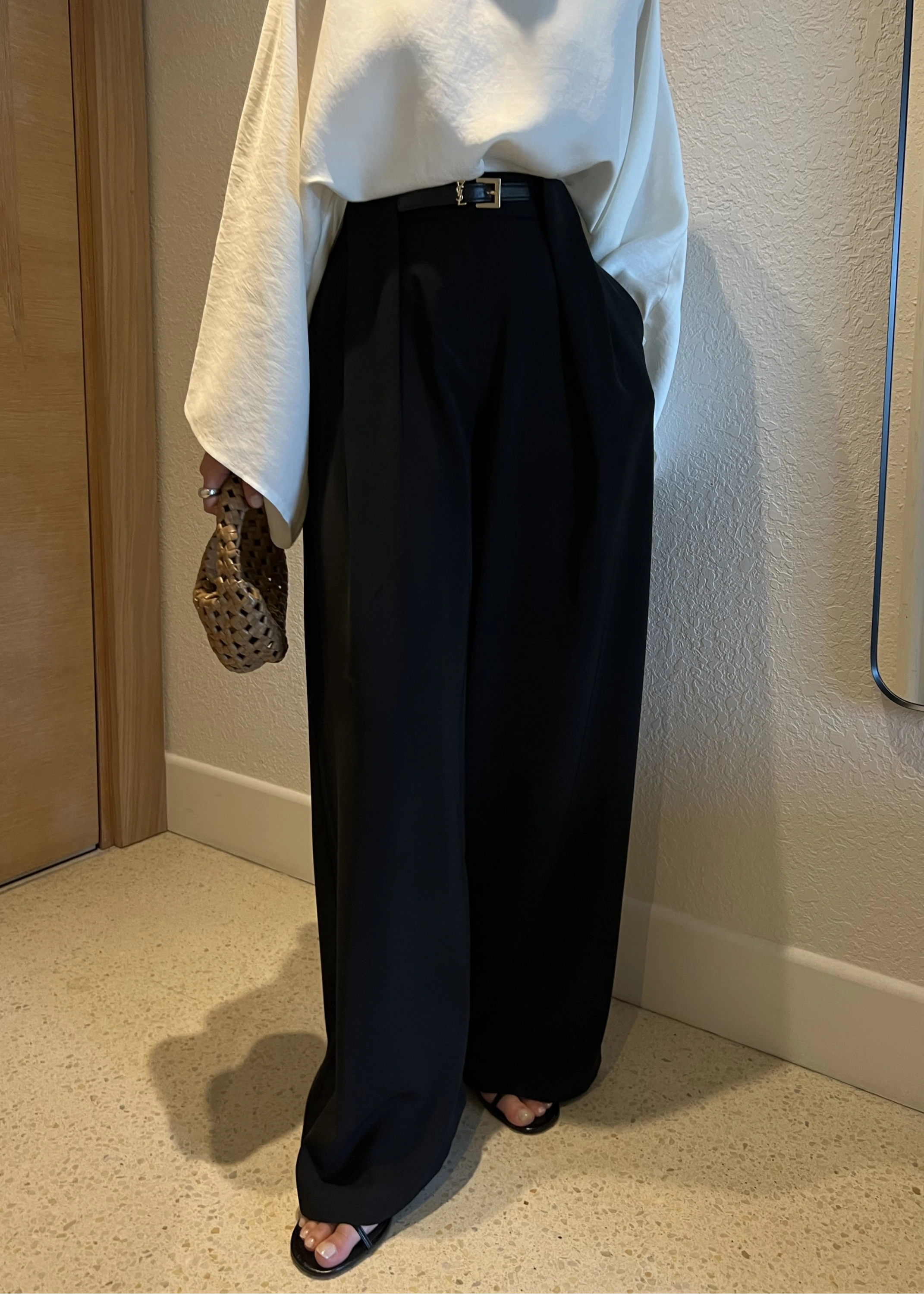 3855 KÖPRÜ DTY KEMER PANTOLON siyah