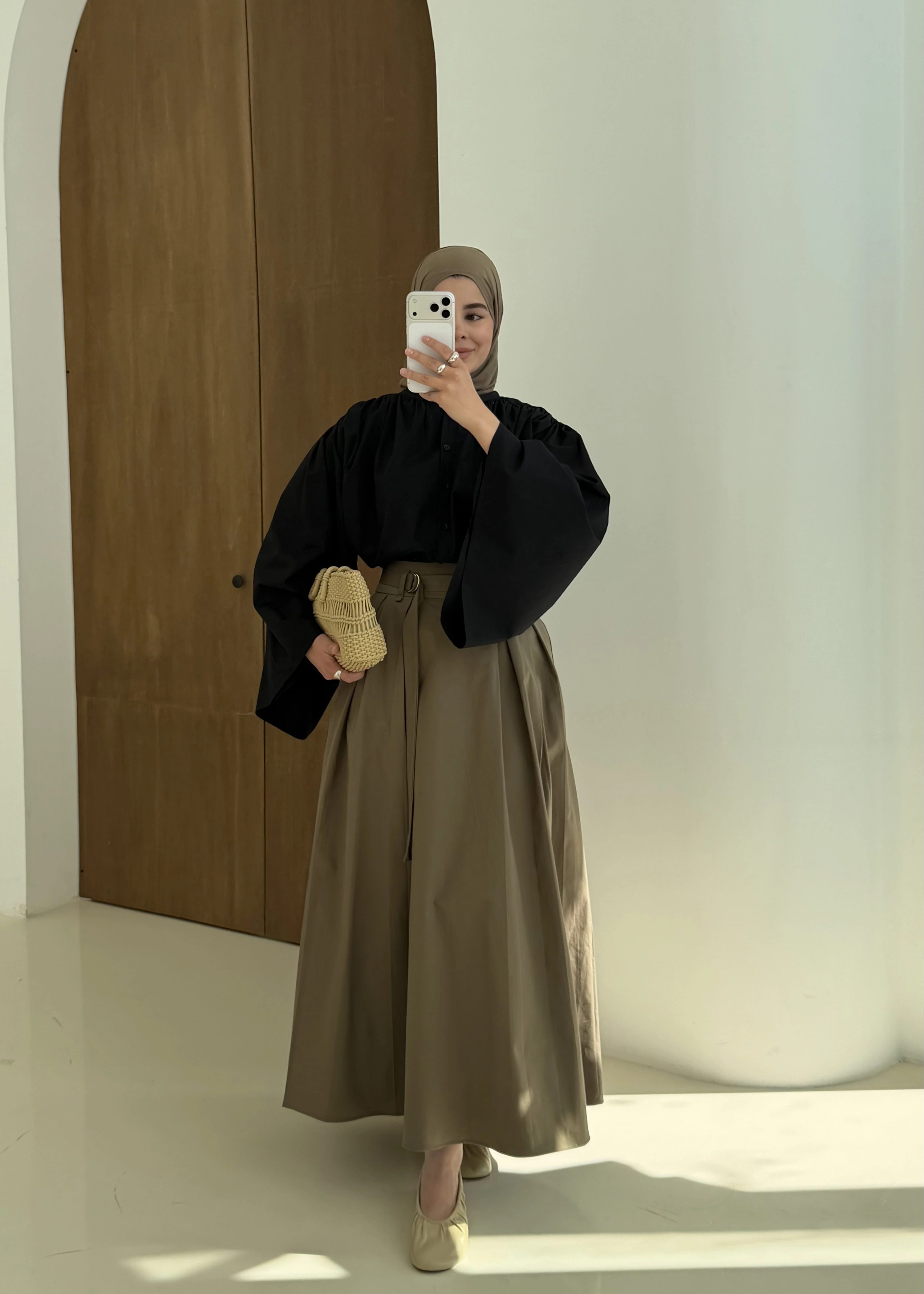 1287 PİLELİ KMR ETEK KOYU HAKİ