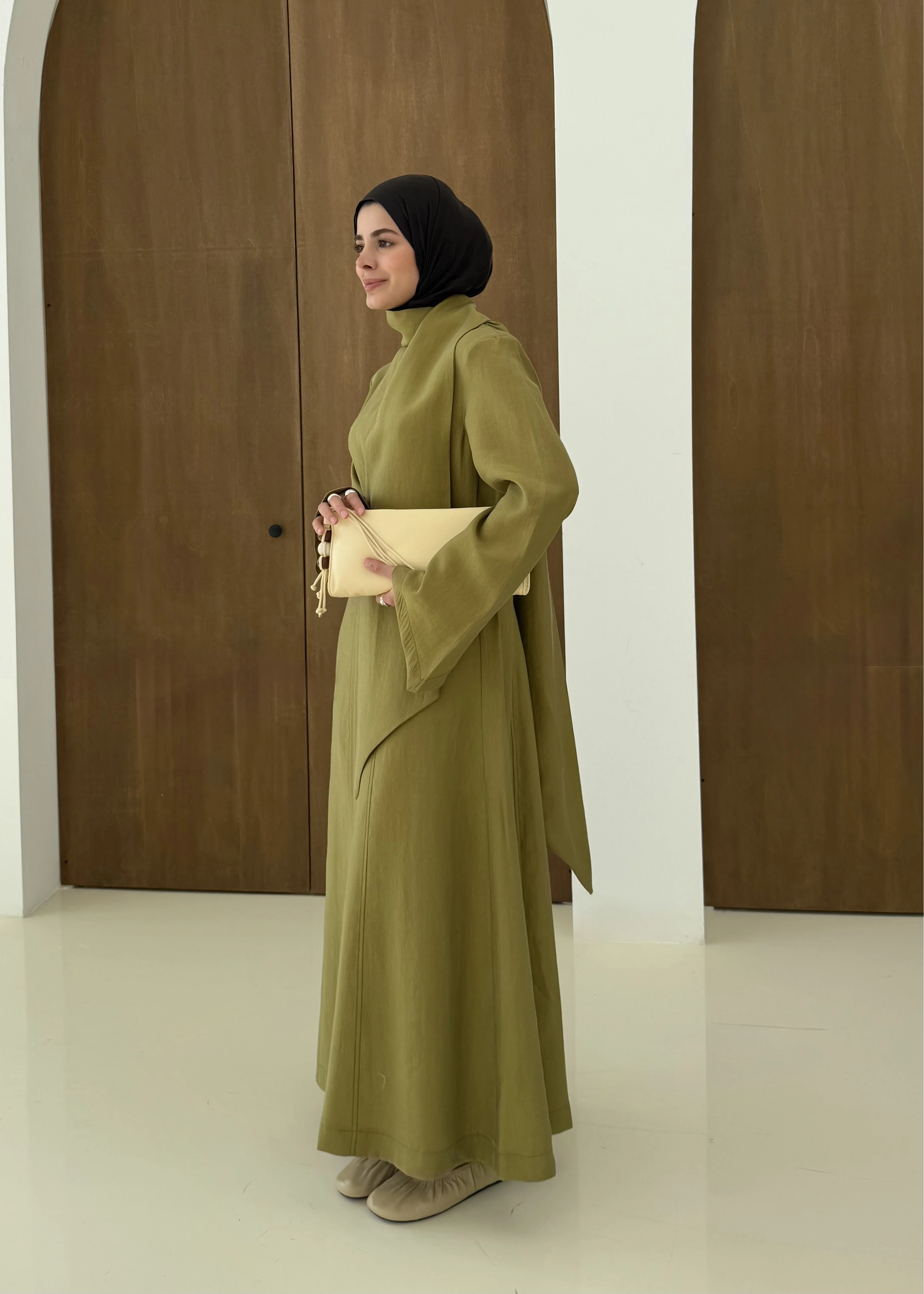 FREE ELBİSE MASSİMO yeşil