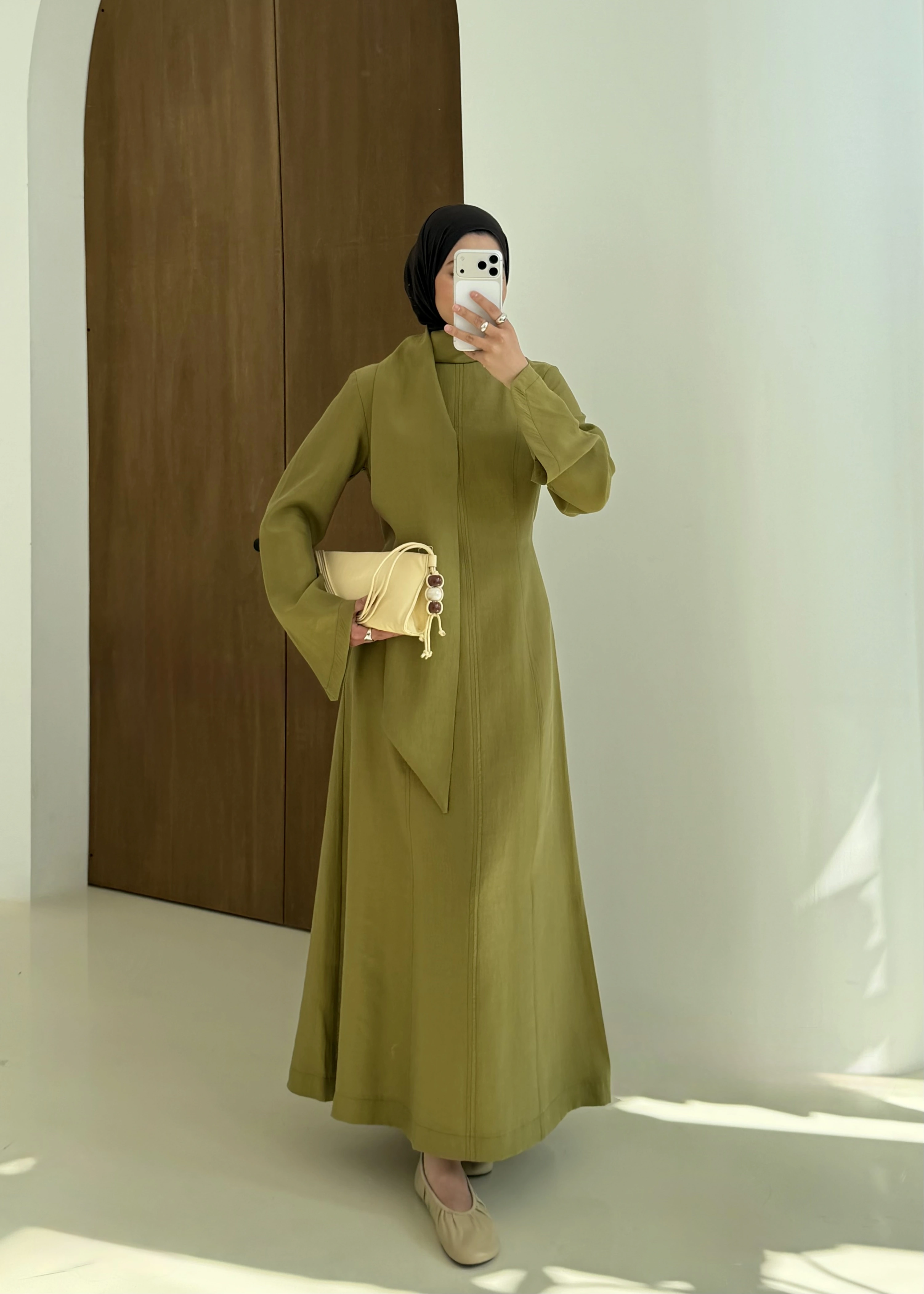 FREE ELBİSE MASSİMO yeşil