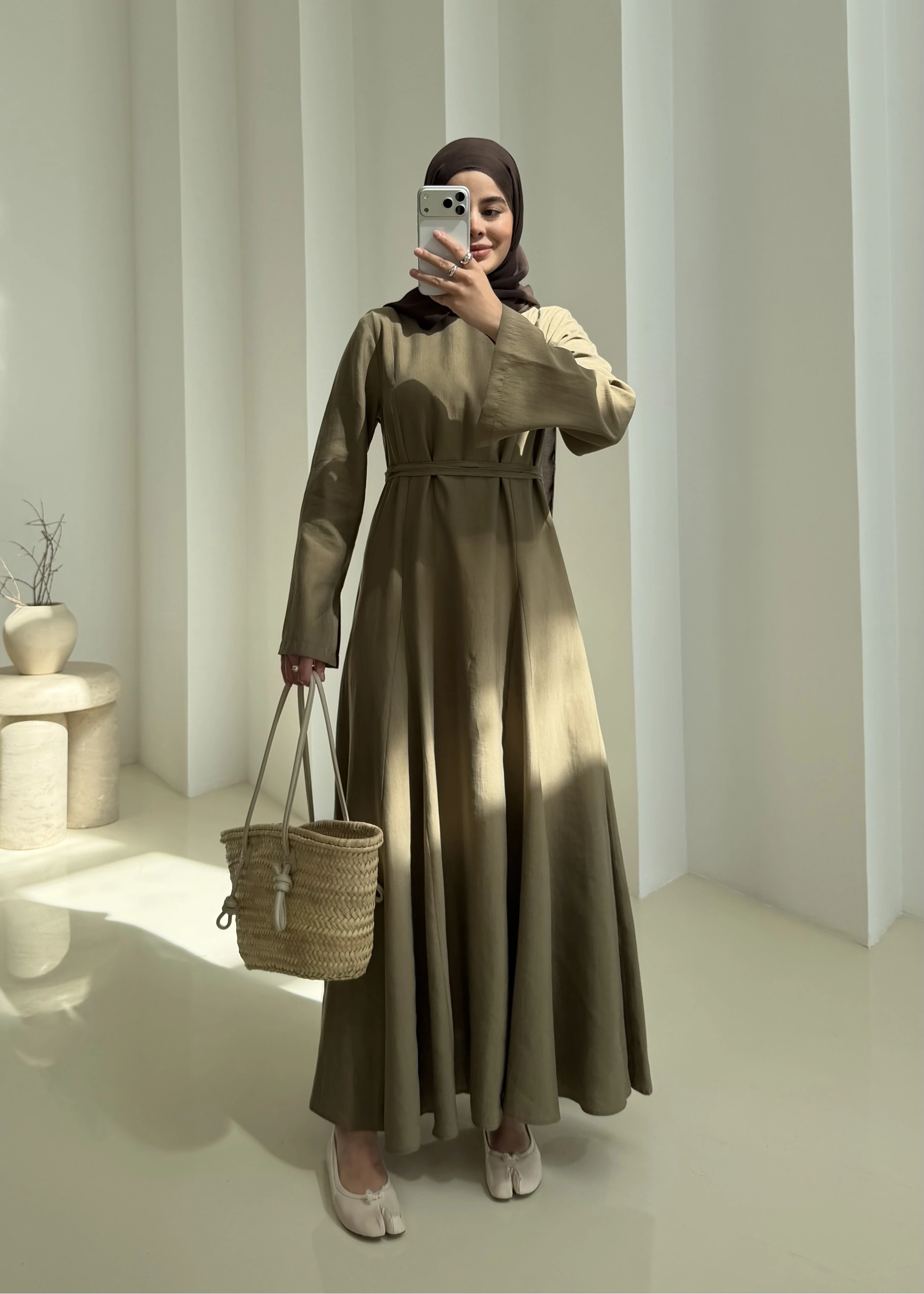 7131 QPİLELİ ELBİSE MİNT