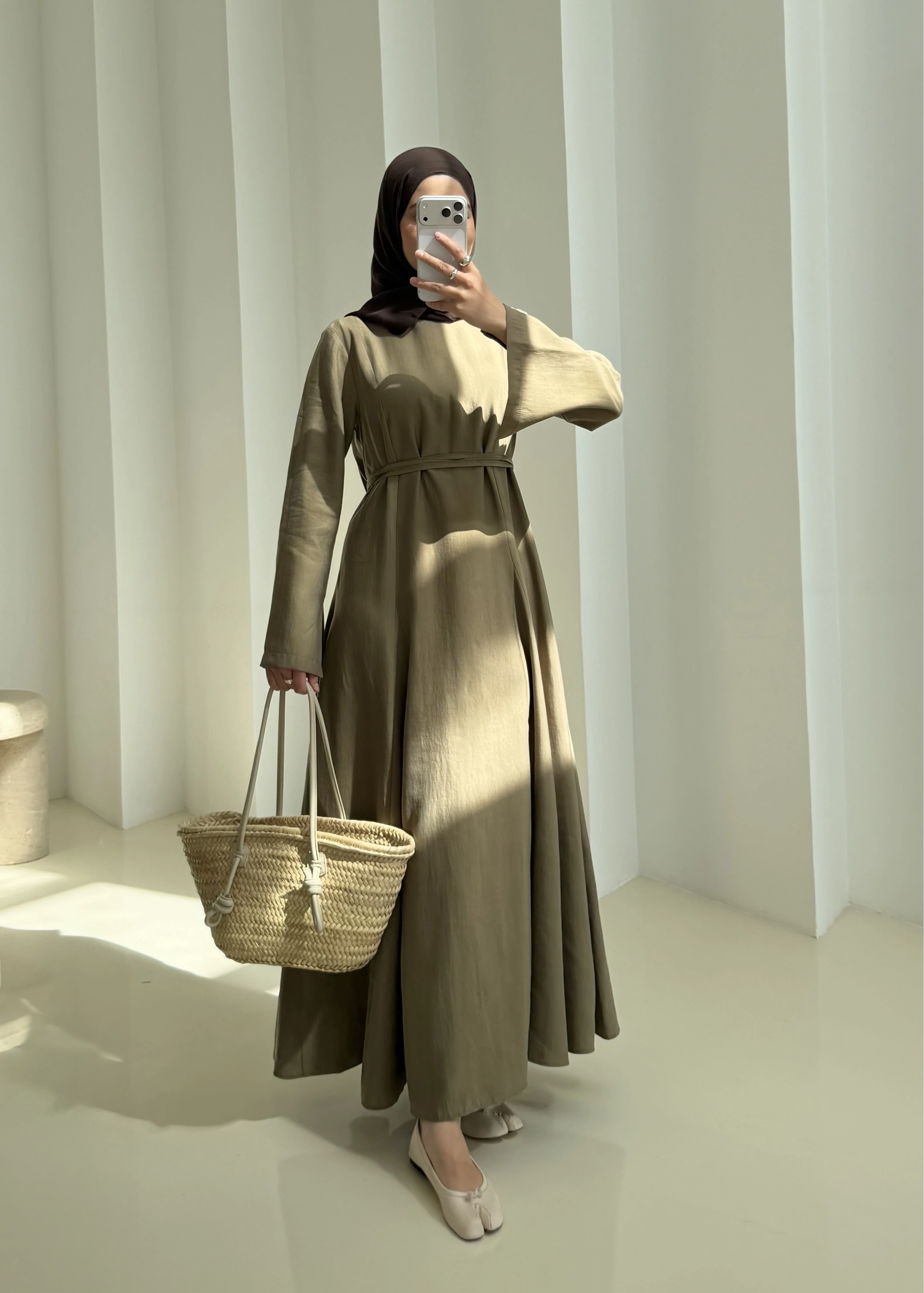 7131 QPİLELİ ELBİSE MİNT