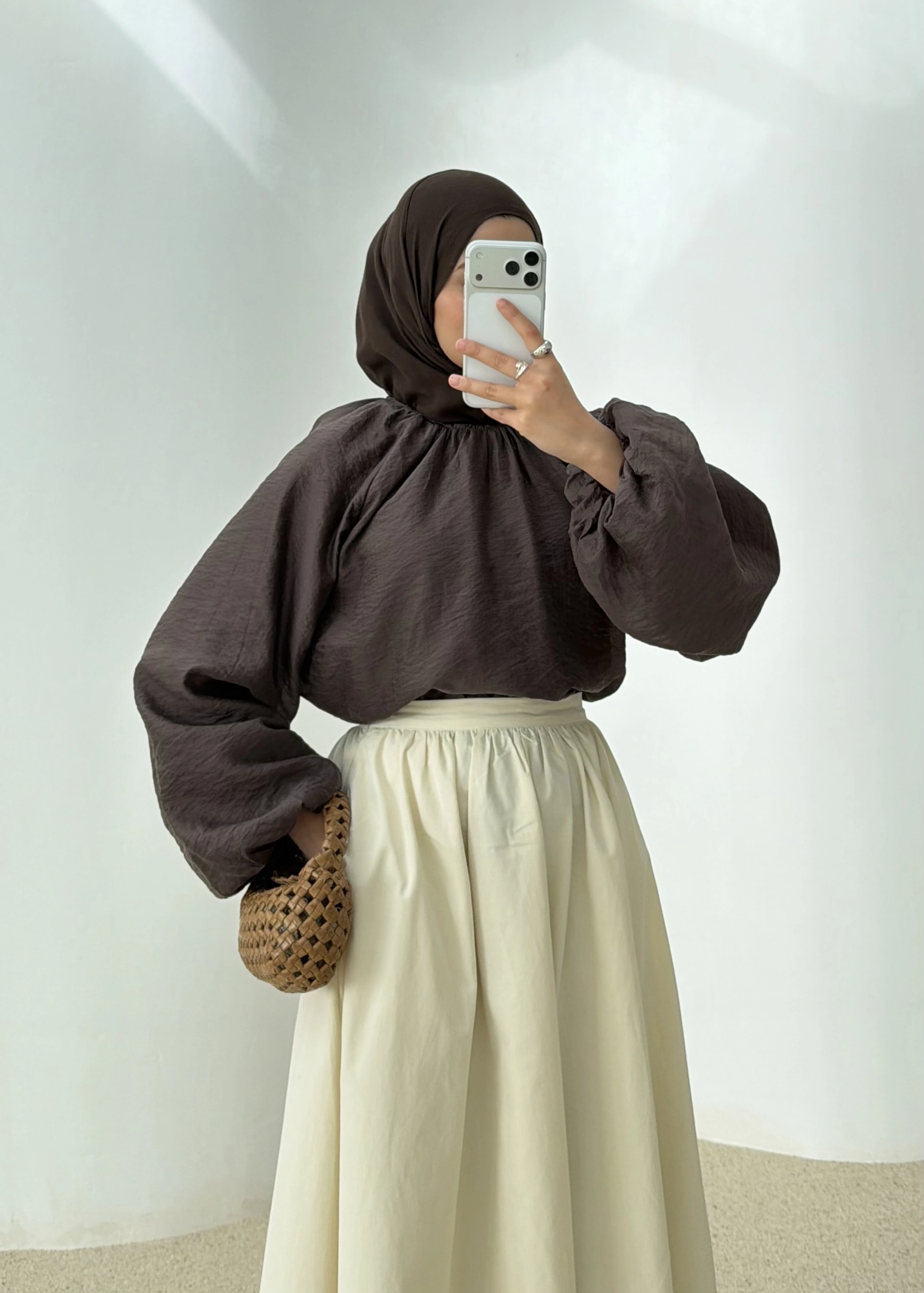 0097 POLİAMİD İKİLİ TAKIM kahve