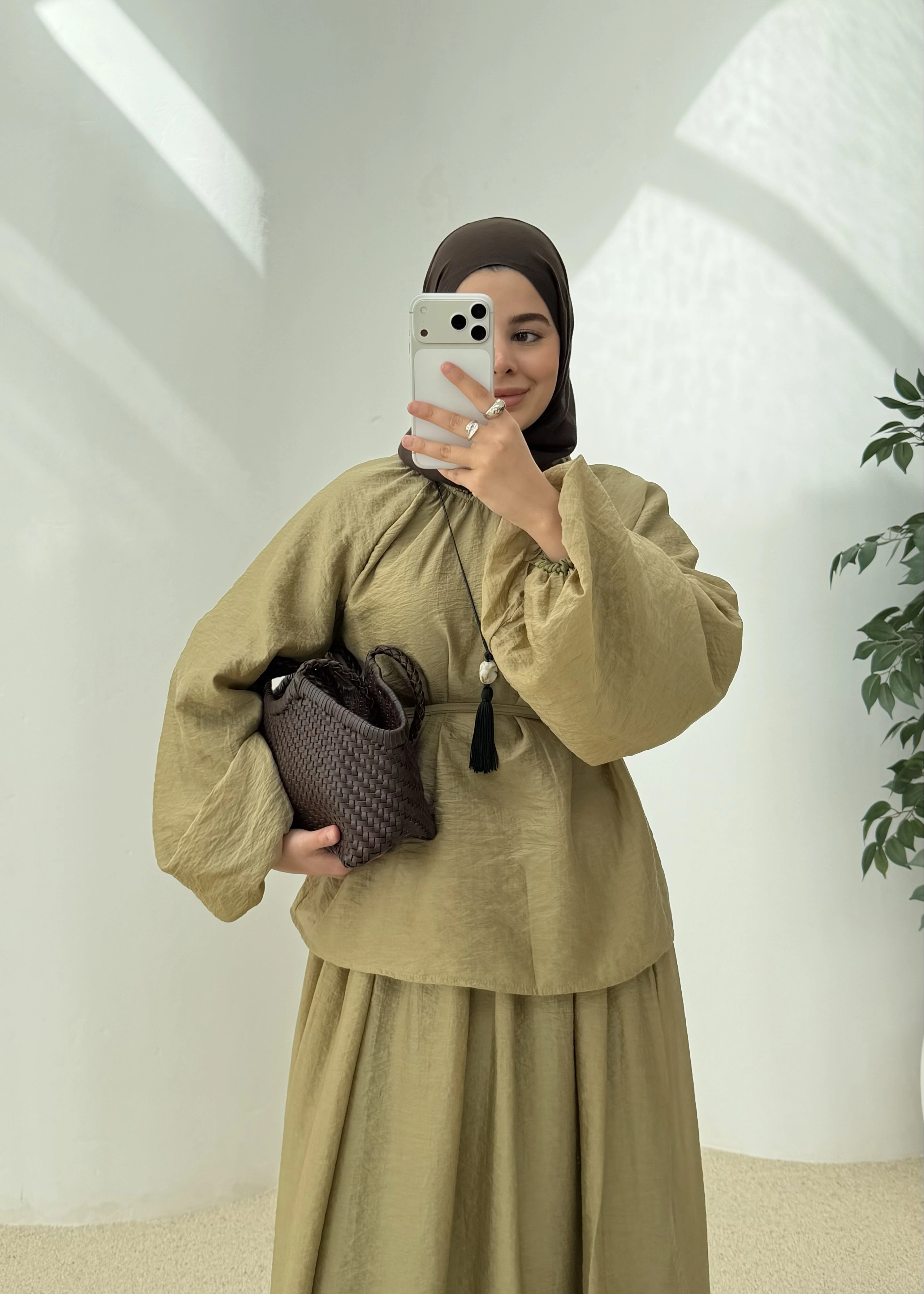 0097 POLİAMİD İKİLİ TAKIM yeşil