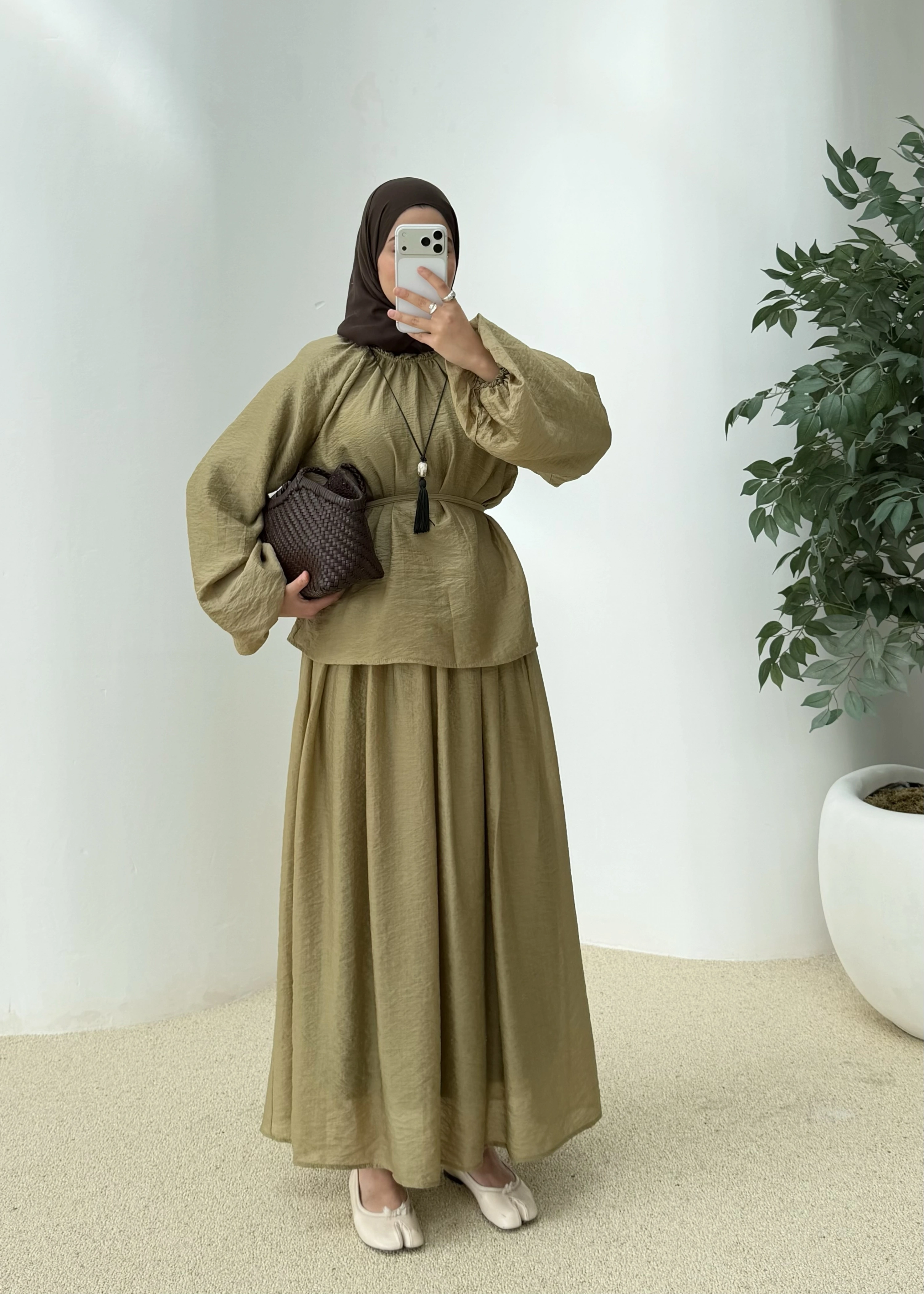 0097 POLİAMİD İKİLİ TAKIM yeşil