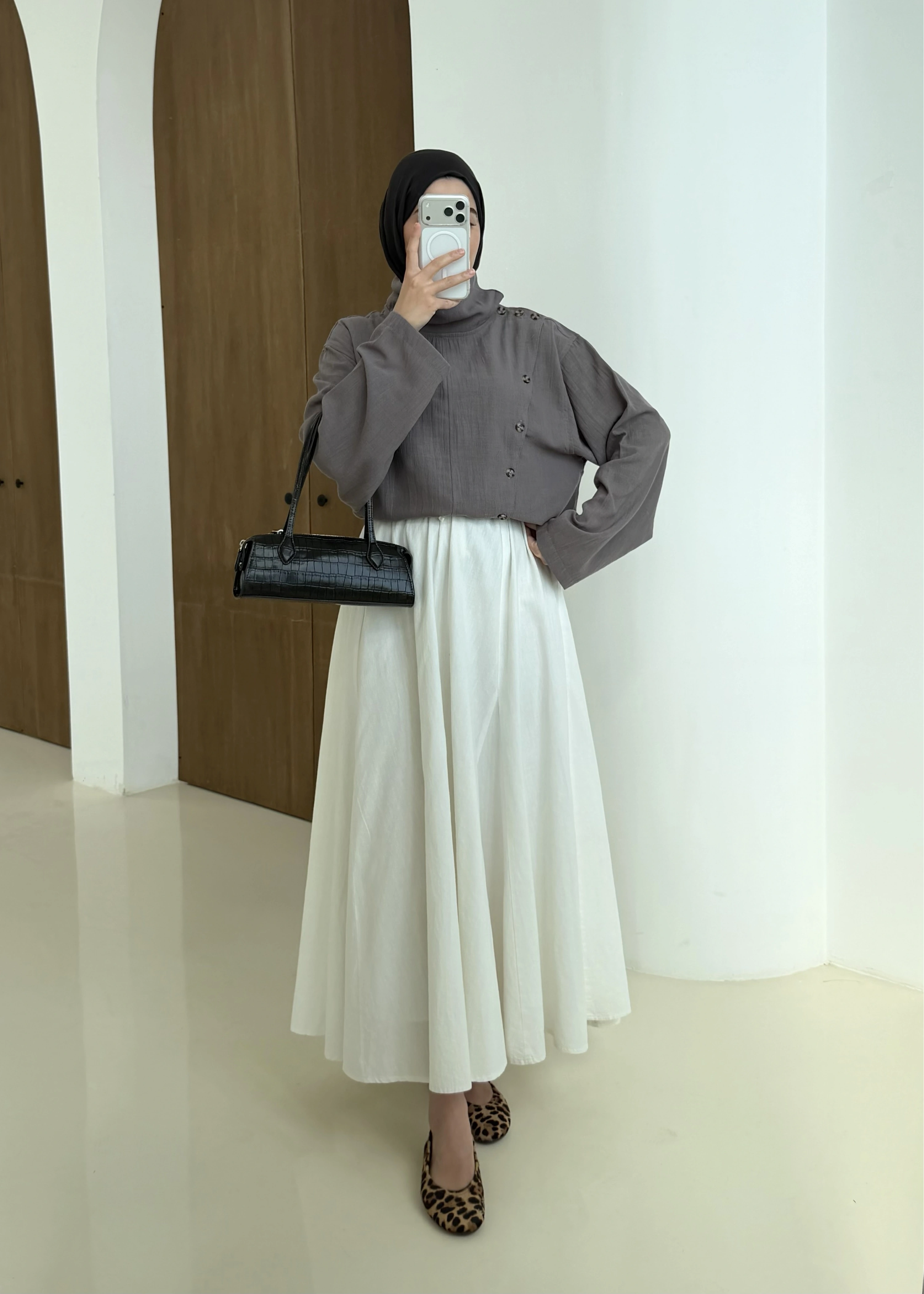 1272 YK DTY GÖMLEK KOYU VİZON