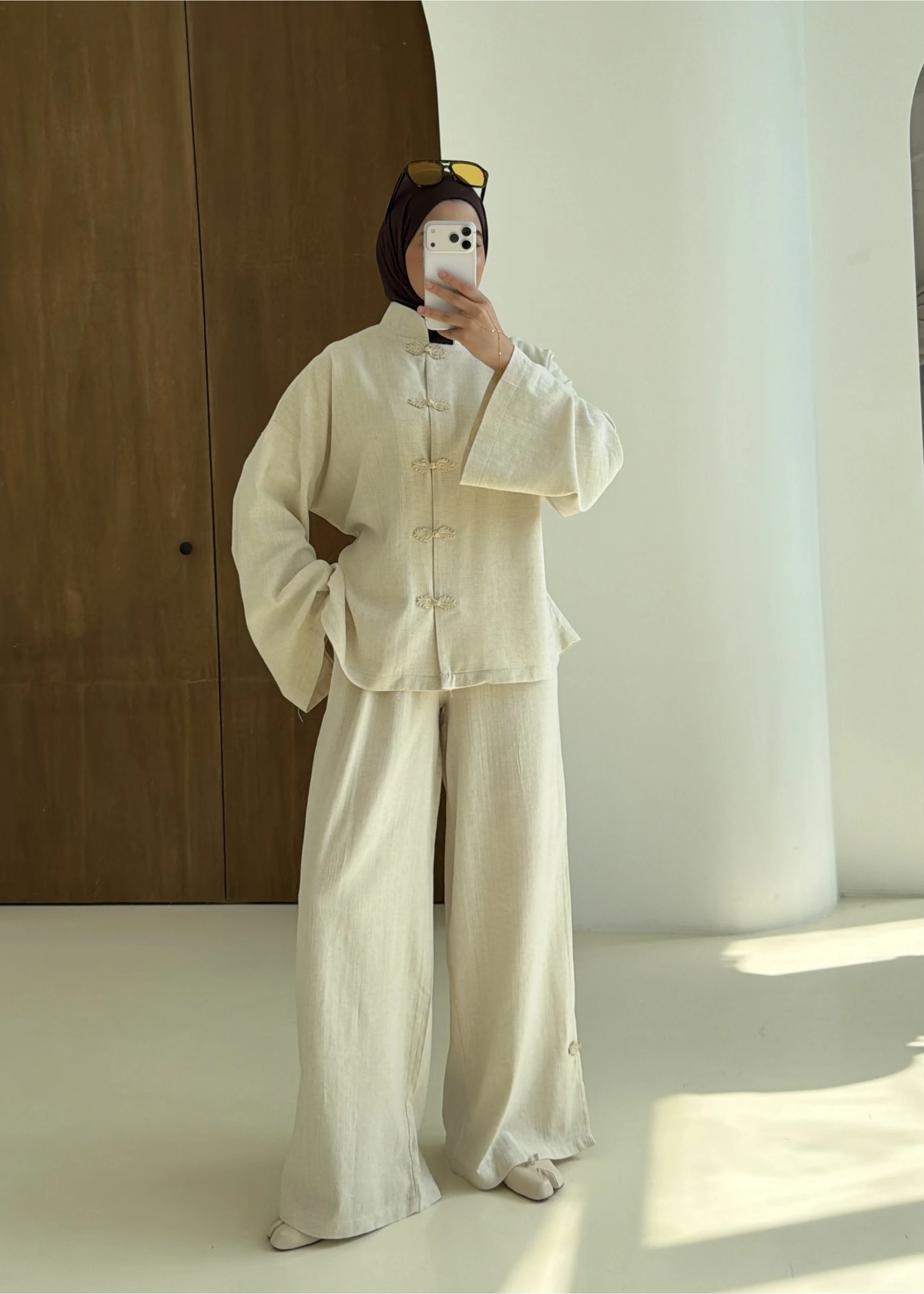 1506 KORE DÜĞME BAĞLAMA TAKIM BEJ