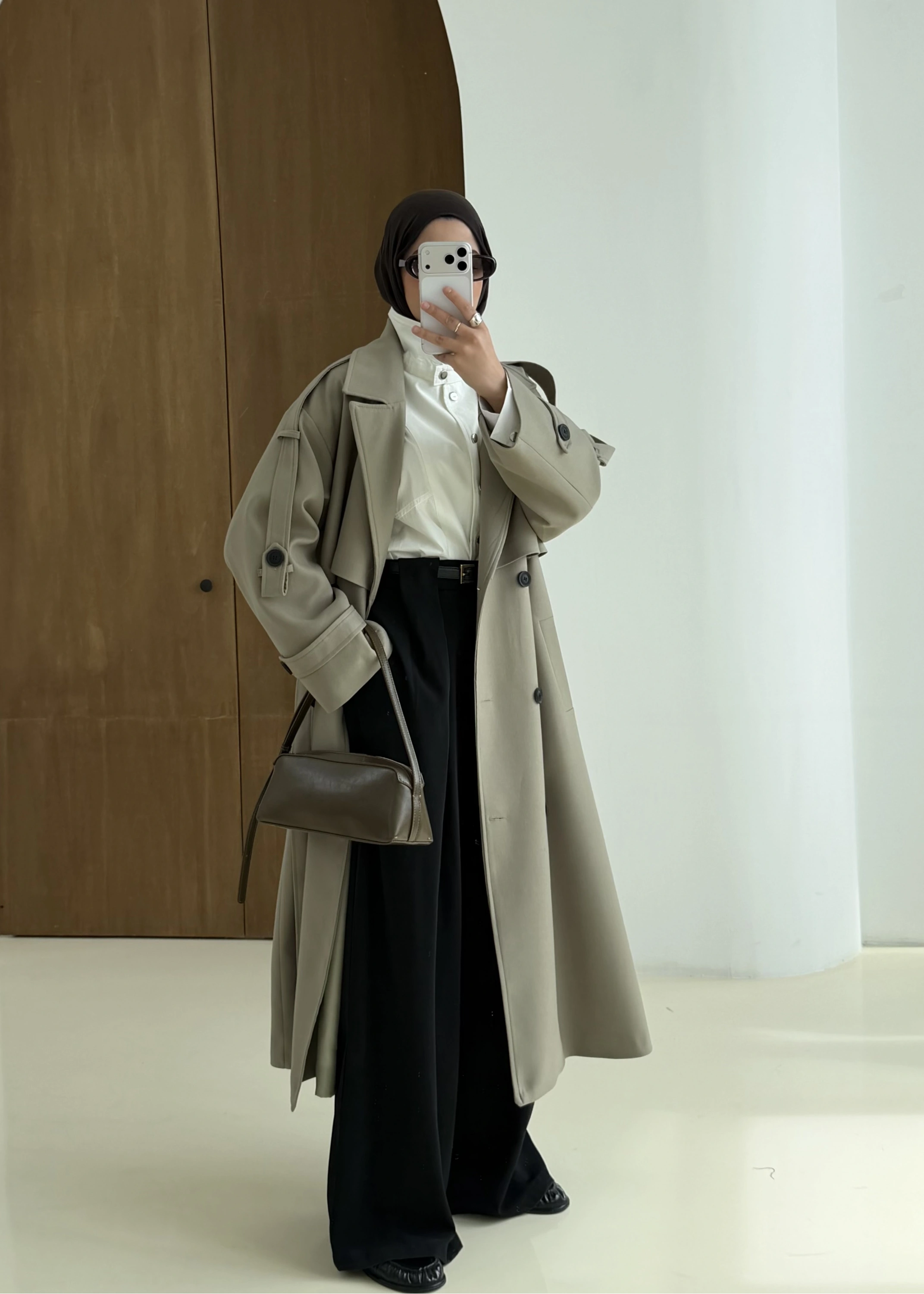 2045 PREMİUM POLEVİSKON UZUN SALAŞ TRENÇKOT yeşil