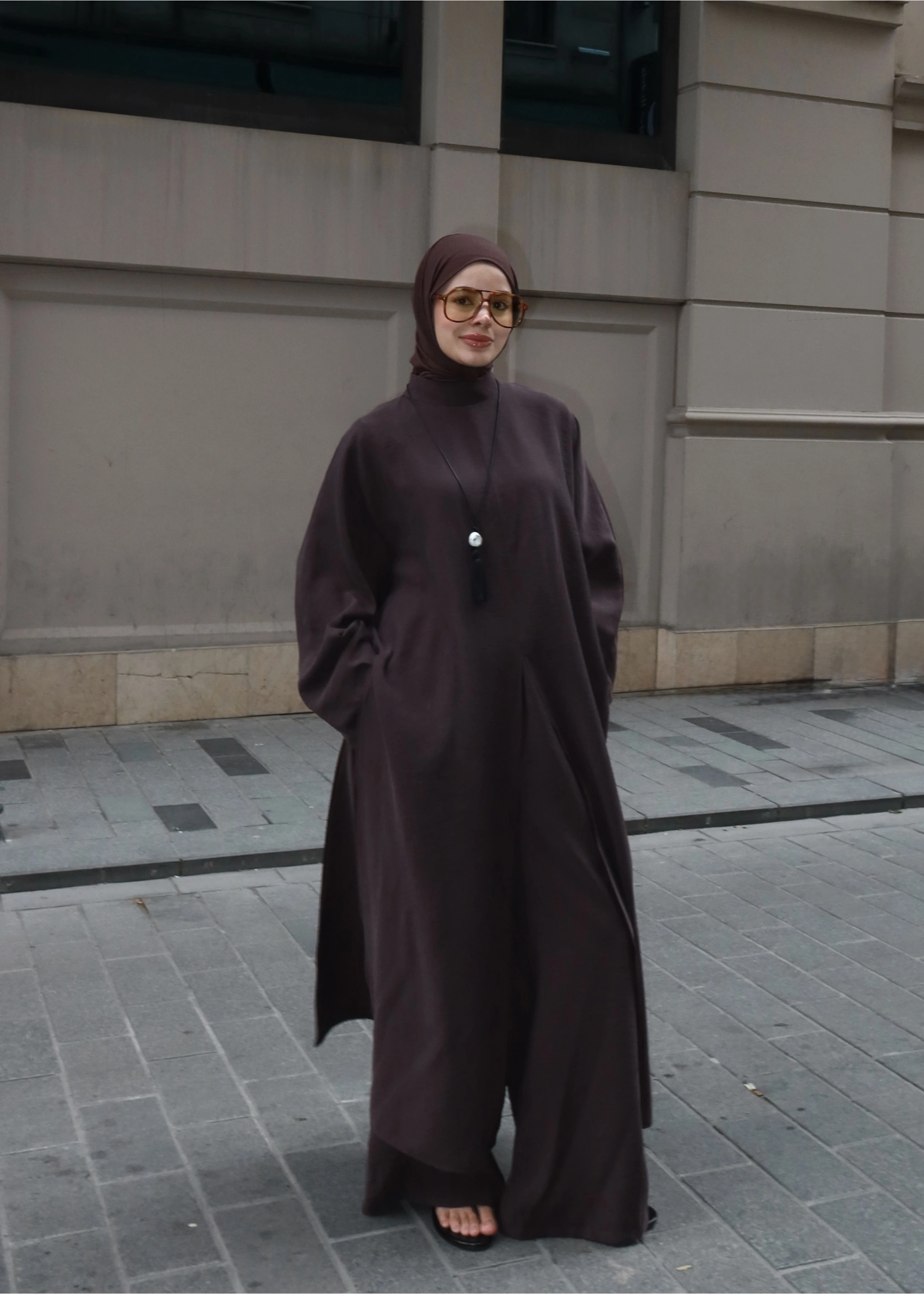 8832 FREEZE YIRTMAÇLI TAKIM KAHVE