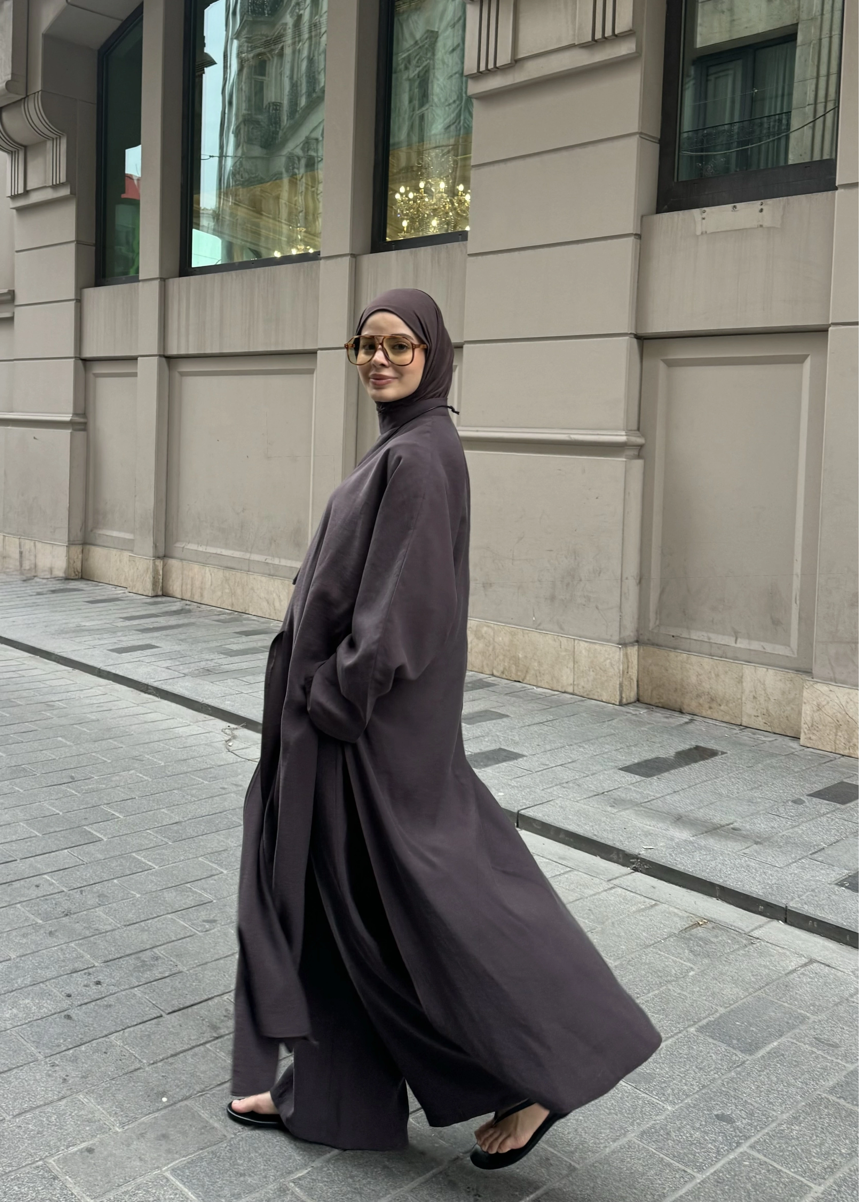 8832 FREEZE YIRTMAÇLI TAKIM KAHVE