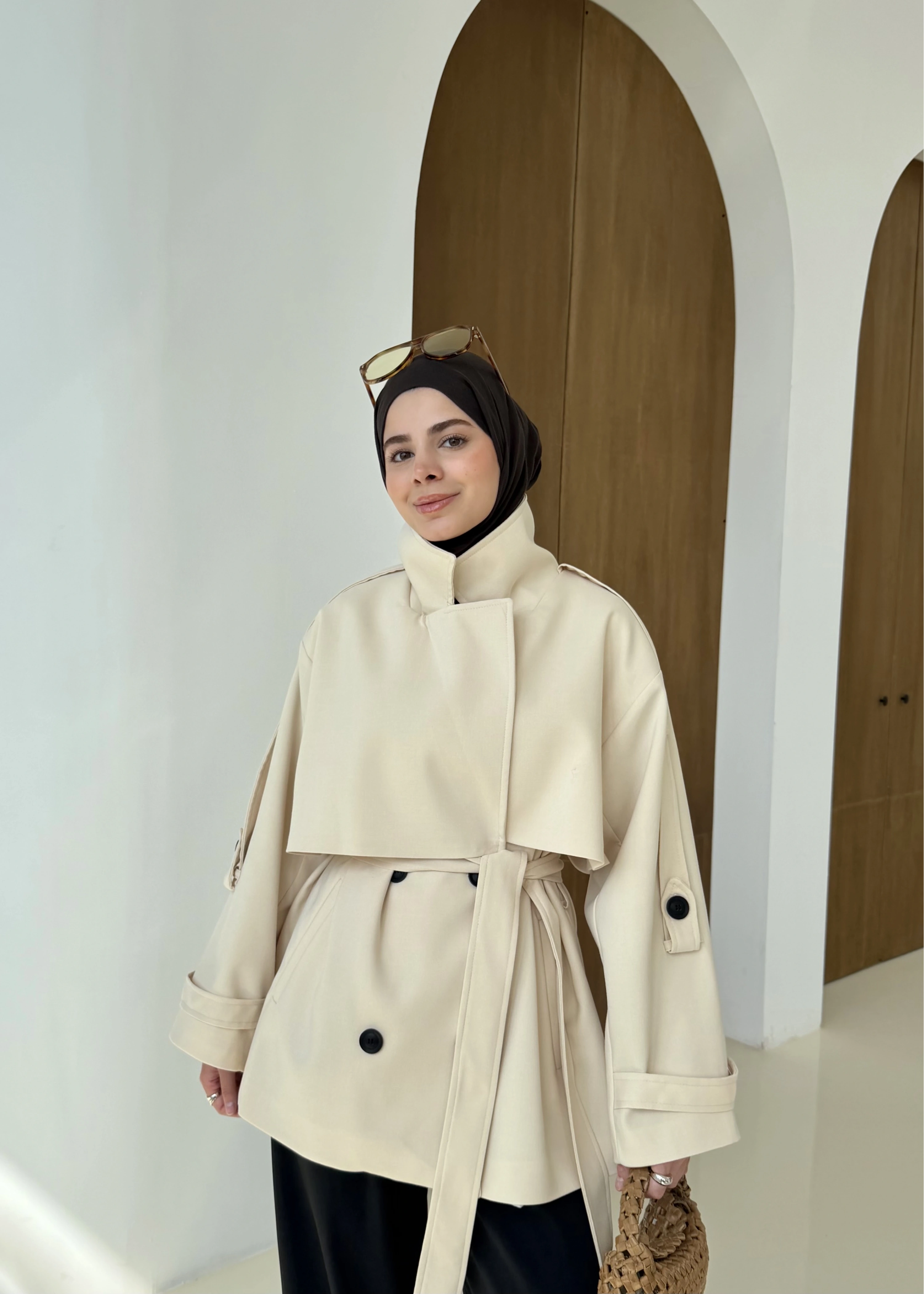 2044 Poleviskon ASTARLI TRENÇKOT vanilya