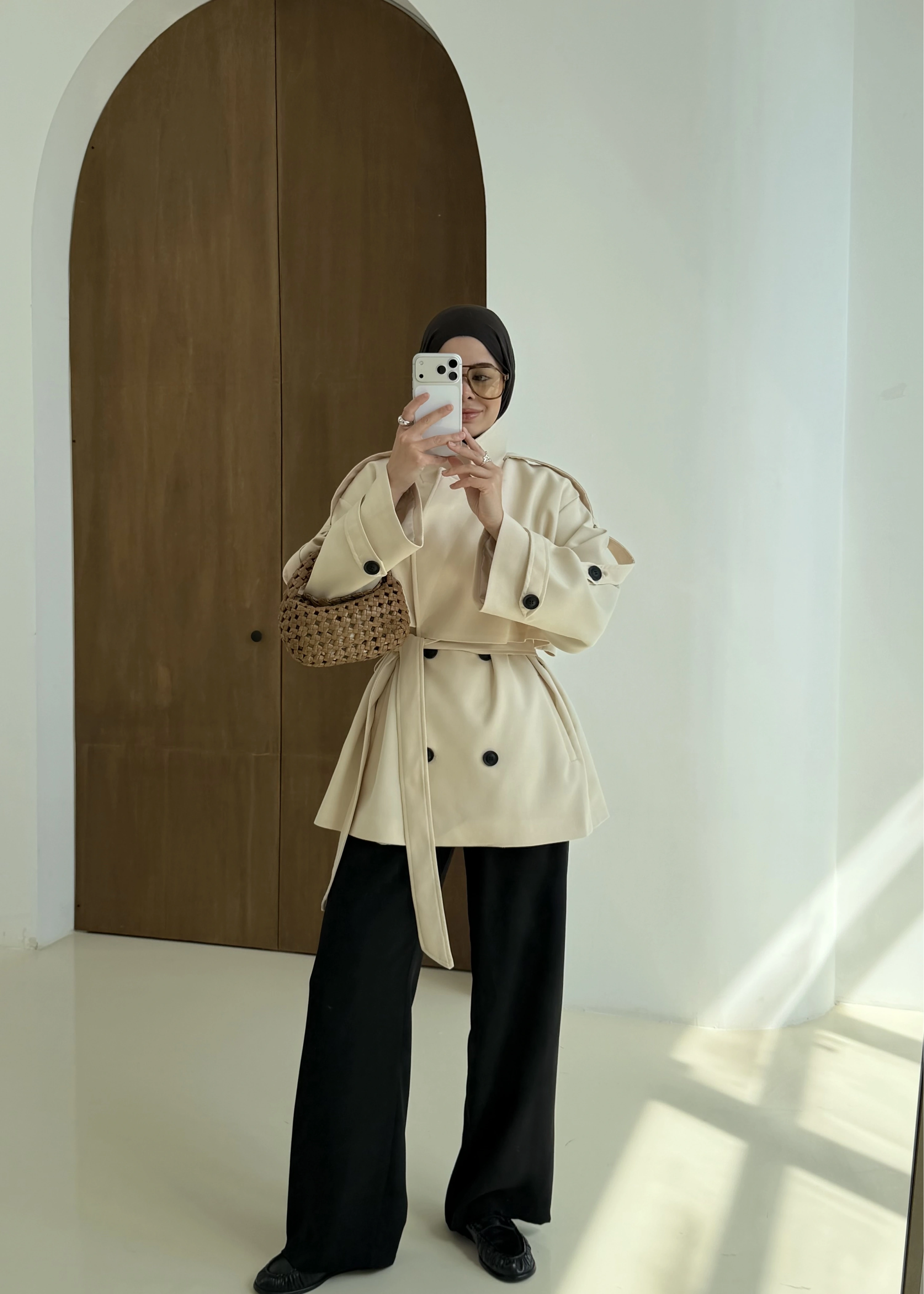 2044 Poleviskon ASTARLI TRENÇKOT vanilya