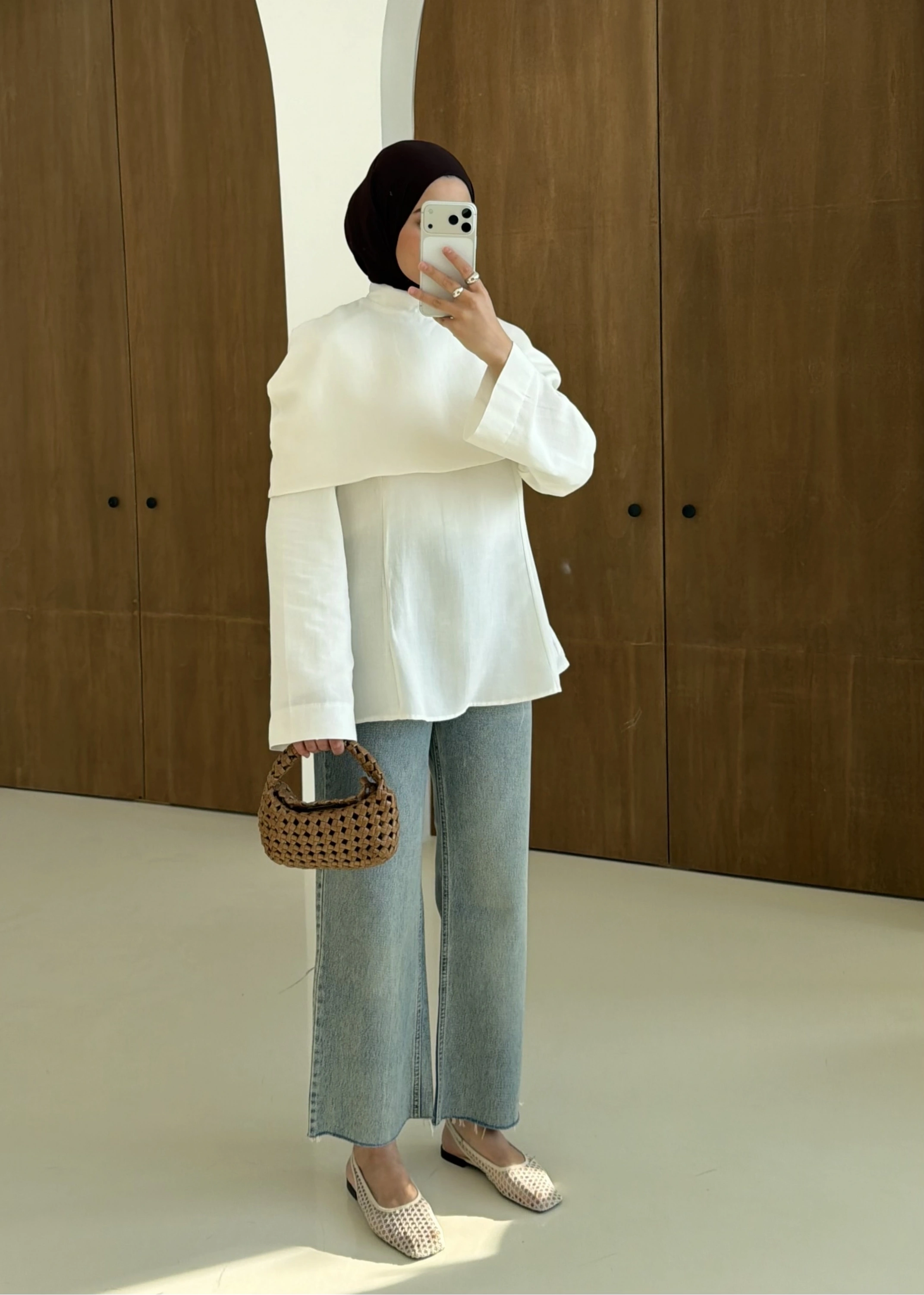 2056 PELERİN BOLEROLU ÜST BEYAZ