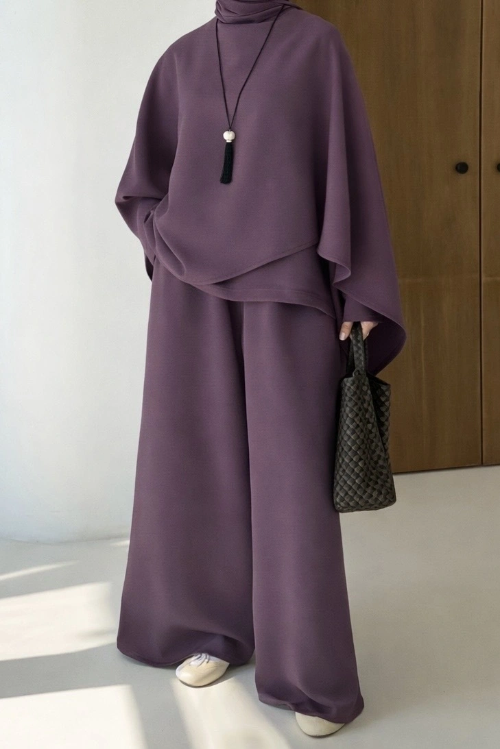 9076 MASSİMO PELERİN TAKIM mürdüm