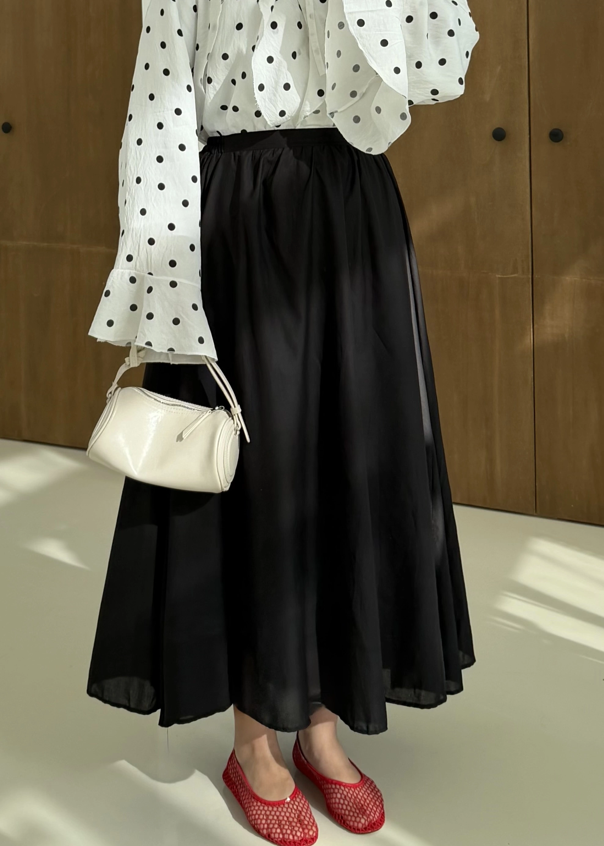 3002 extra parçalı Vual H&m Etek siyah