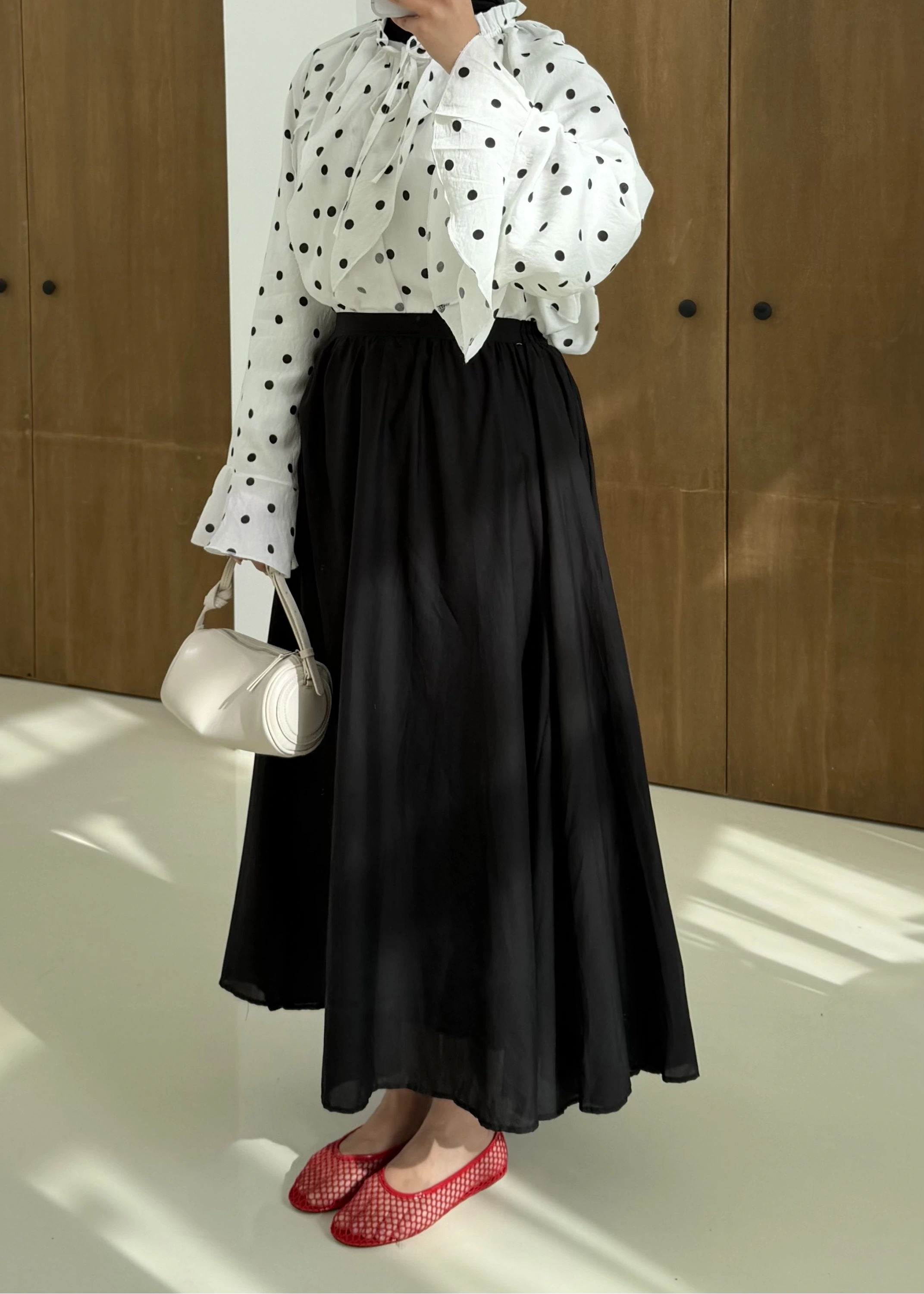 3002 extra parçalı Vual H&m Etek siyah