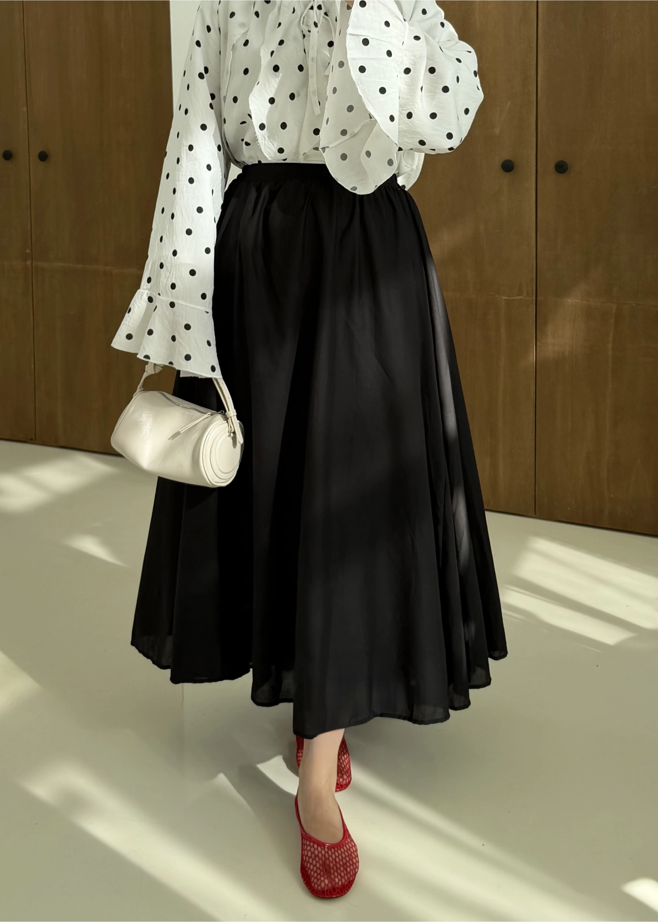 3002 extra parçalı Vual H&m Etek siyah