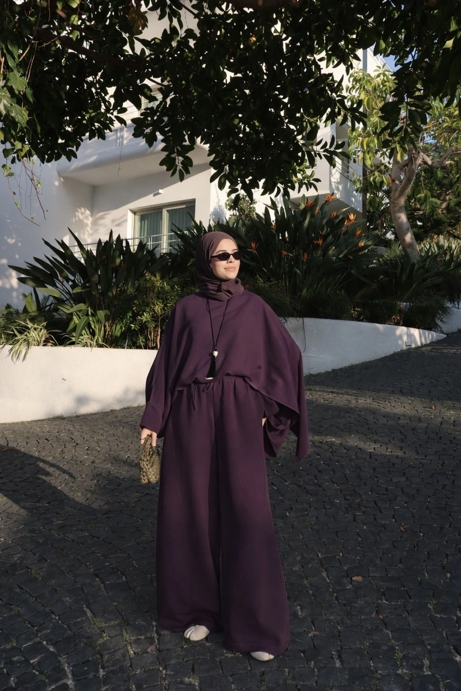 9076 MASSİMO PELERİN TAKIM mürdüm