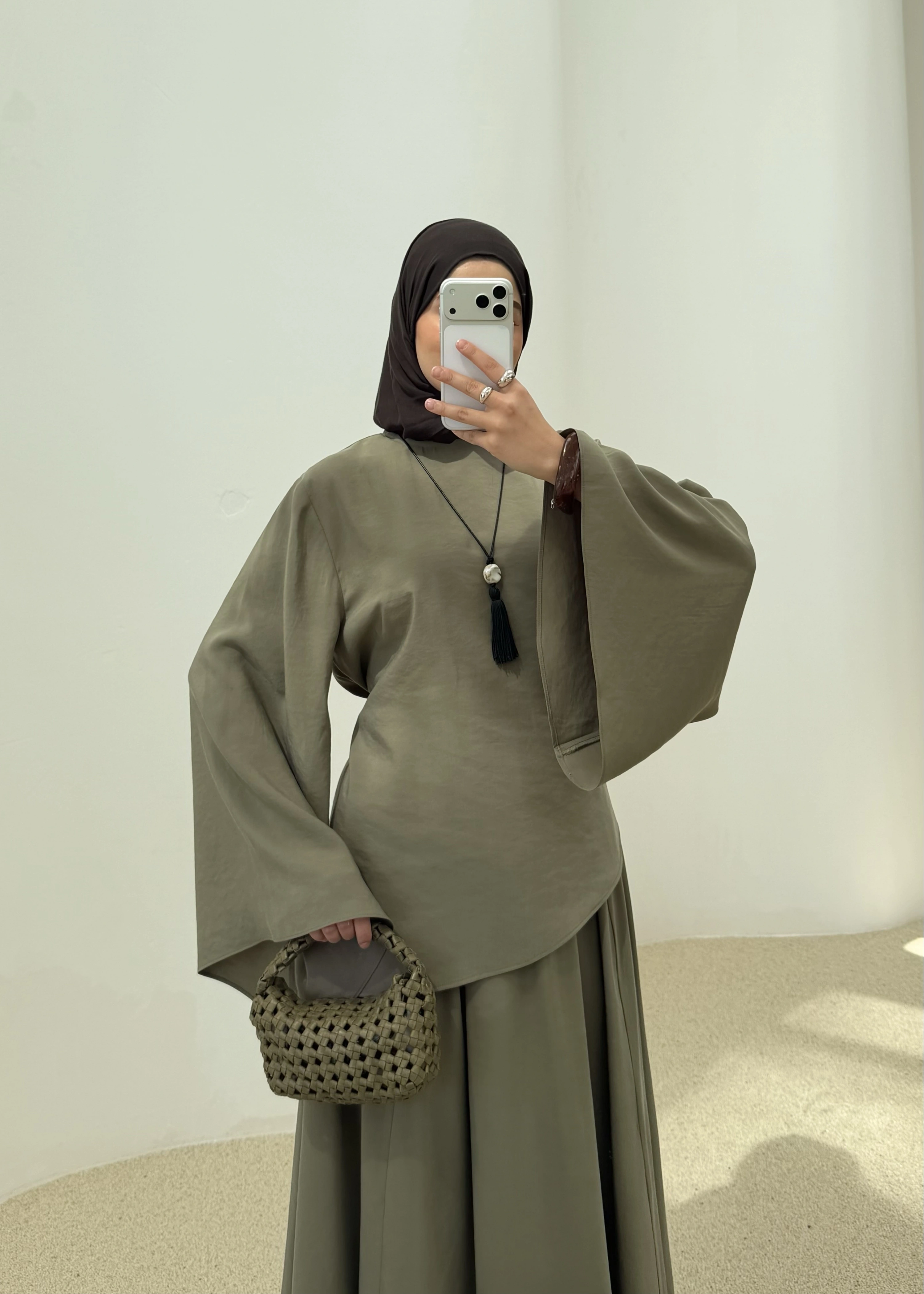 İKİLİ ETEK TAKIM YEŞİL