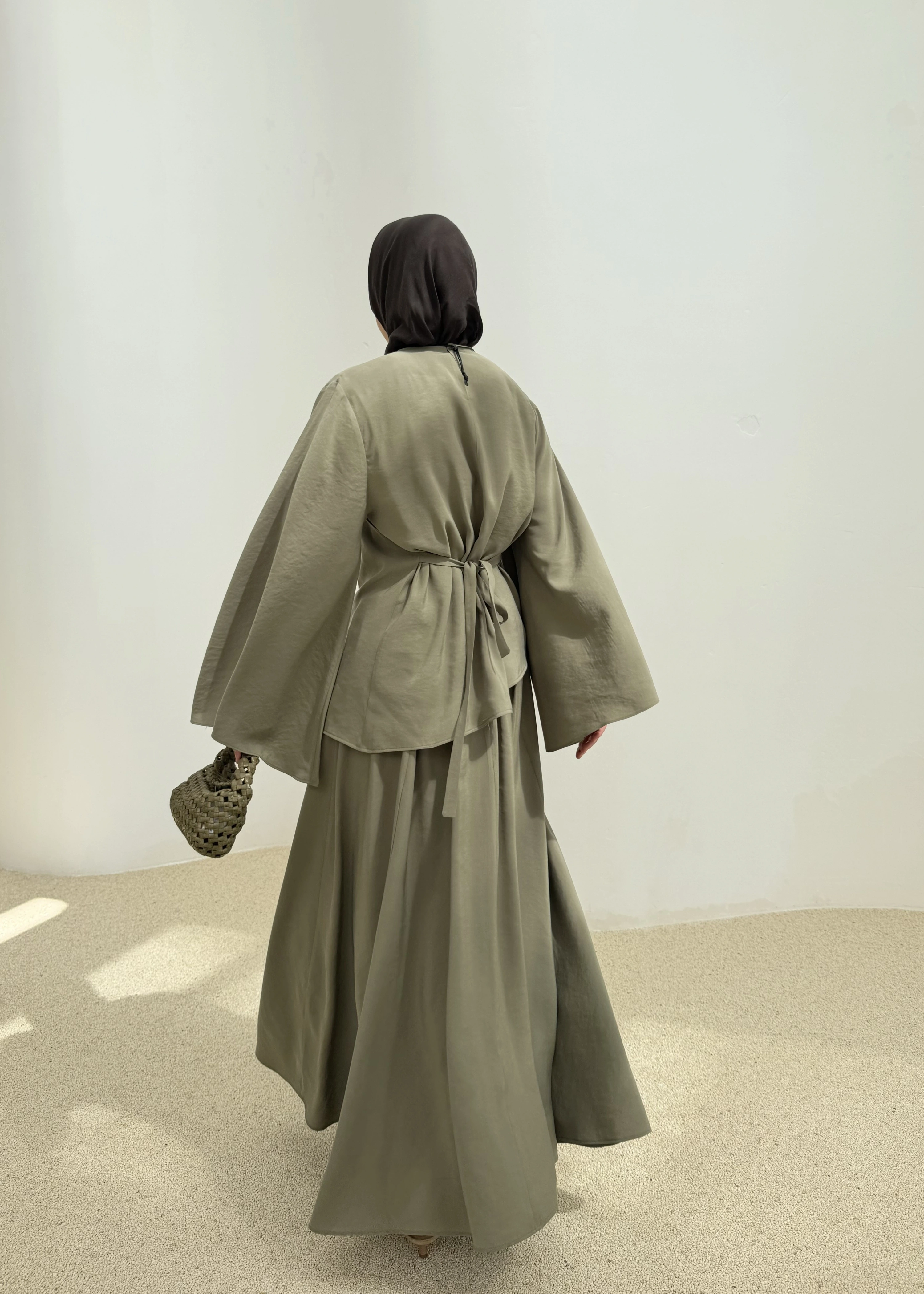 İKİLİ ETEK TAKIM YEŞİL