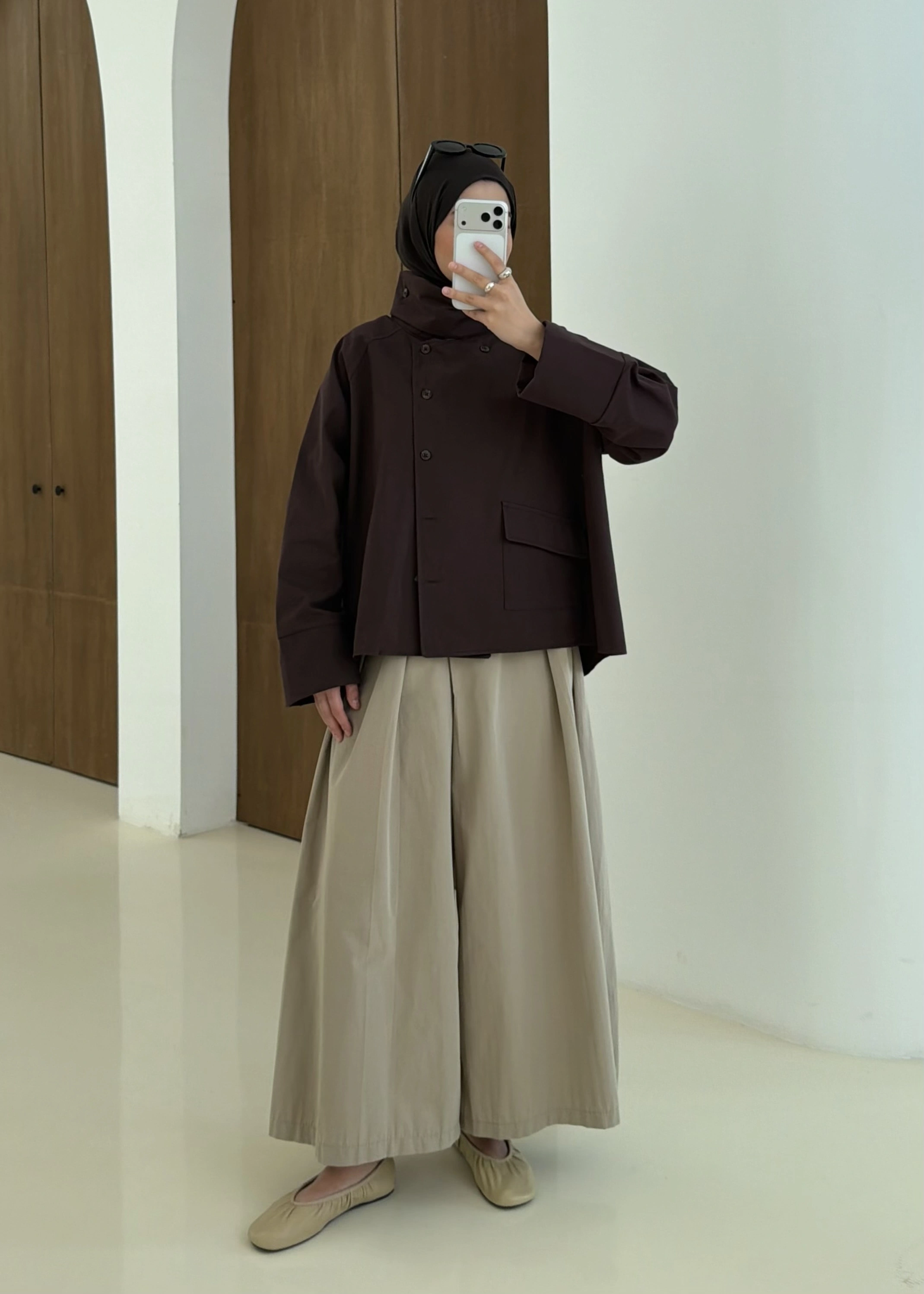 38193 MEVSİMLİK CEKET KAHVE