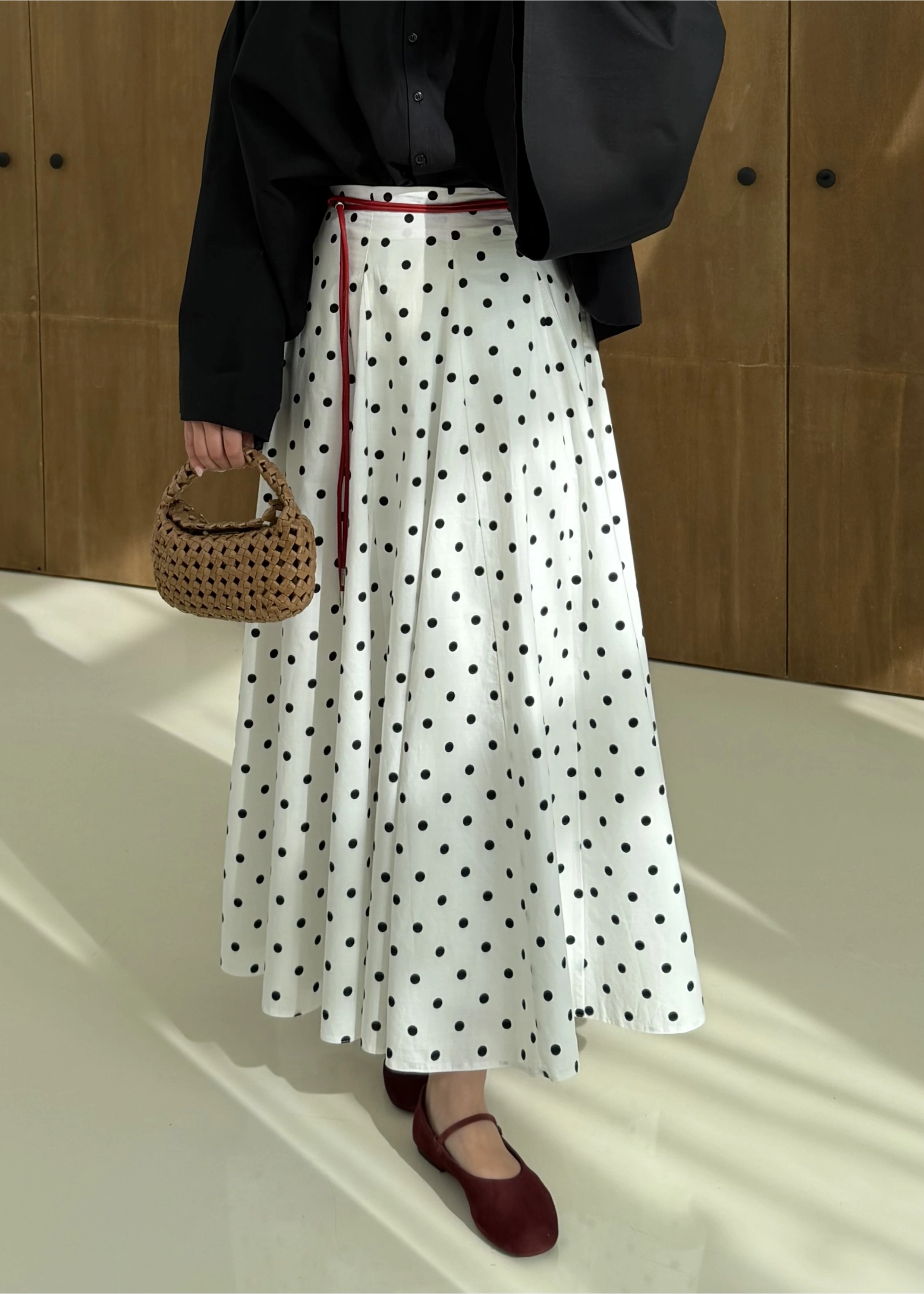 3005 PUANTİYE ETEK BEYAZ