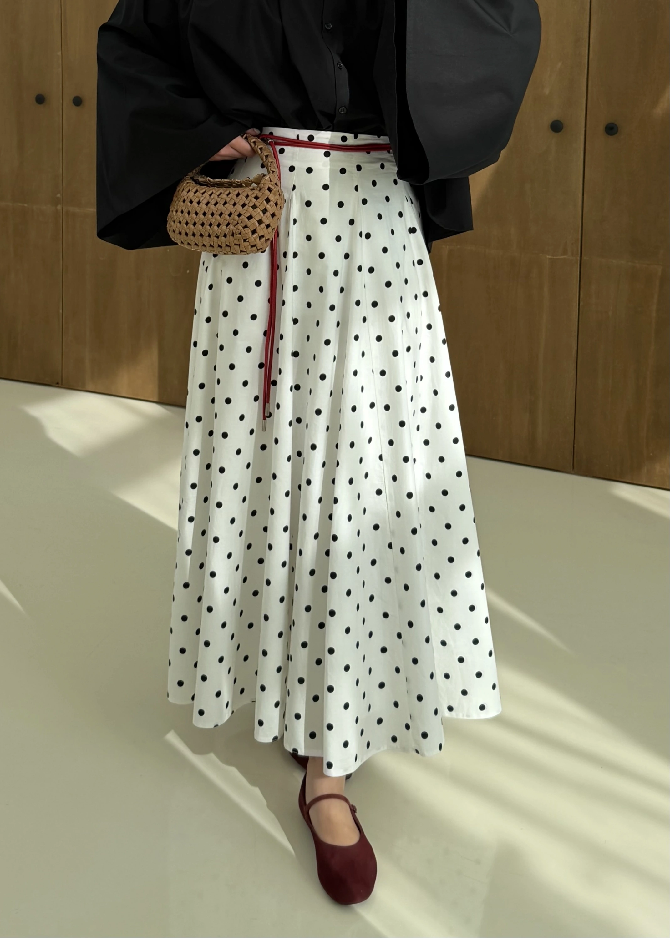 3005 PUANTİYE ETEK BEYAZ