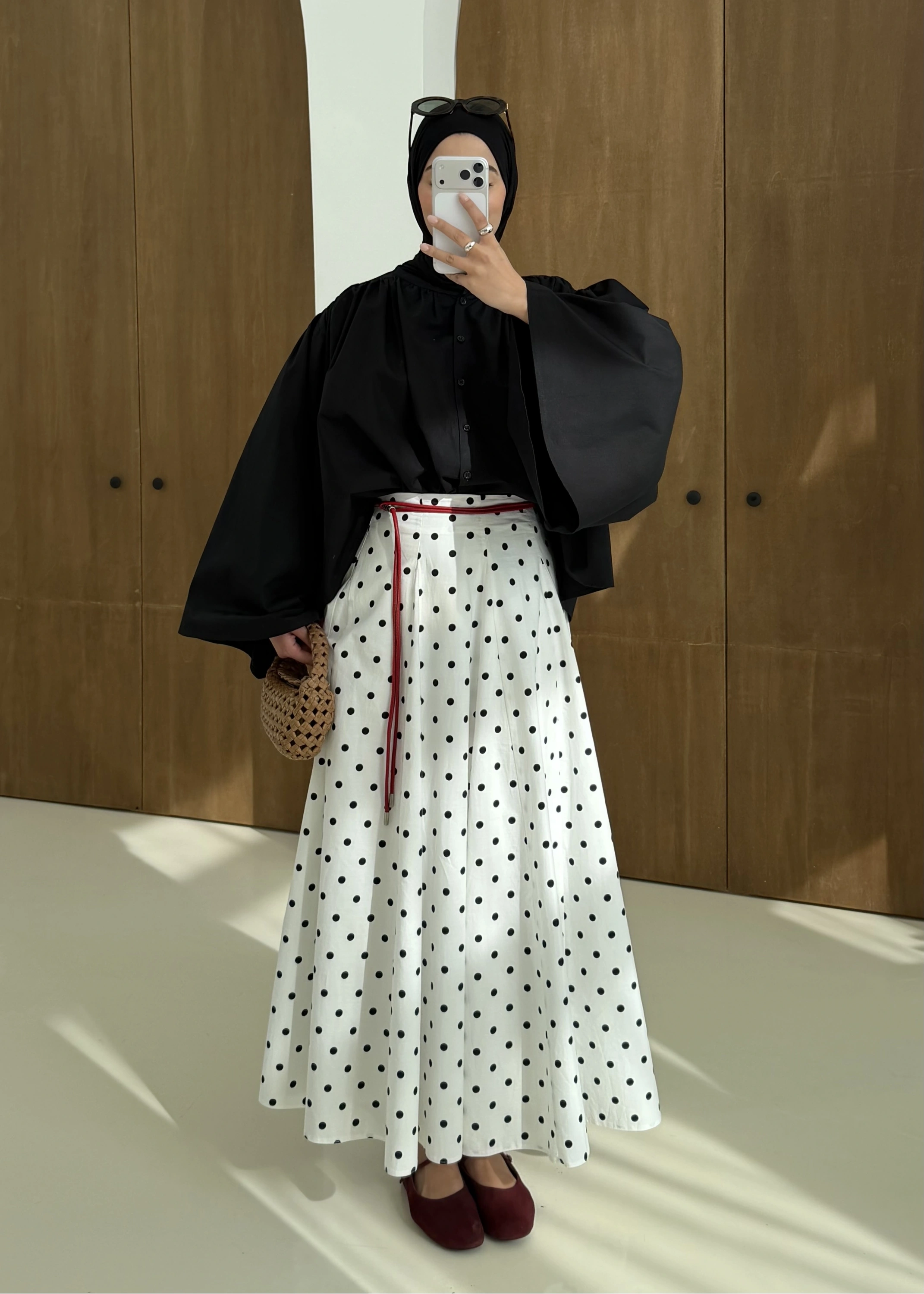 3005 PUANTİYE ETEK BEYAZ