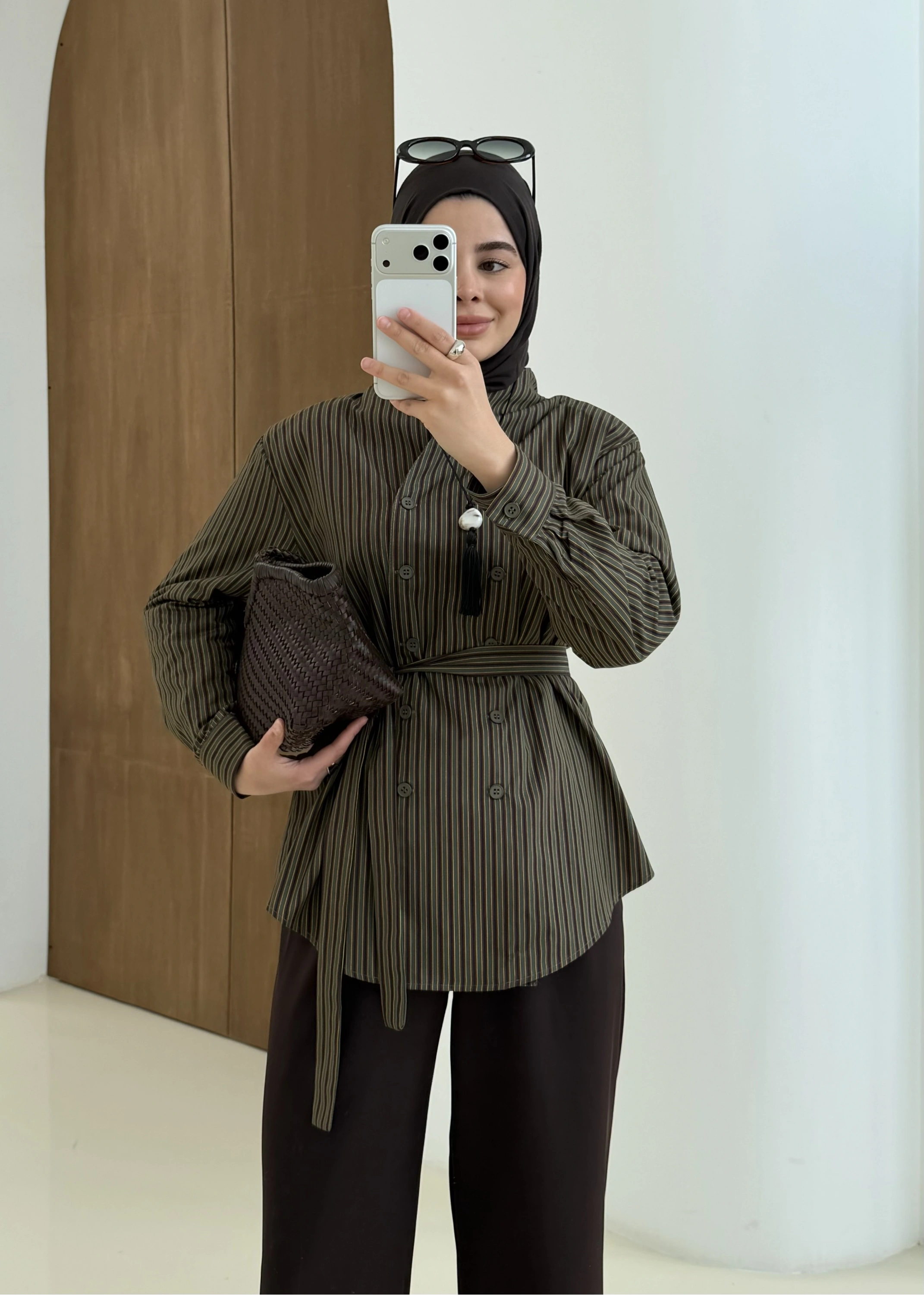 005 VATKALI KUŞAKLI GÖMLEK