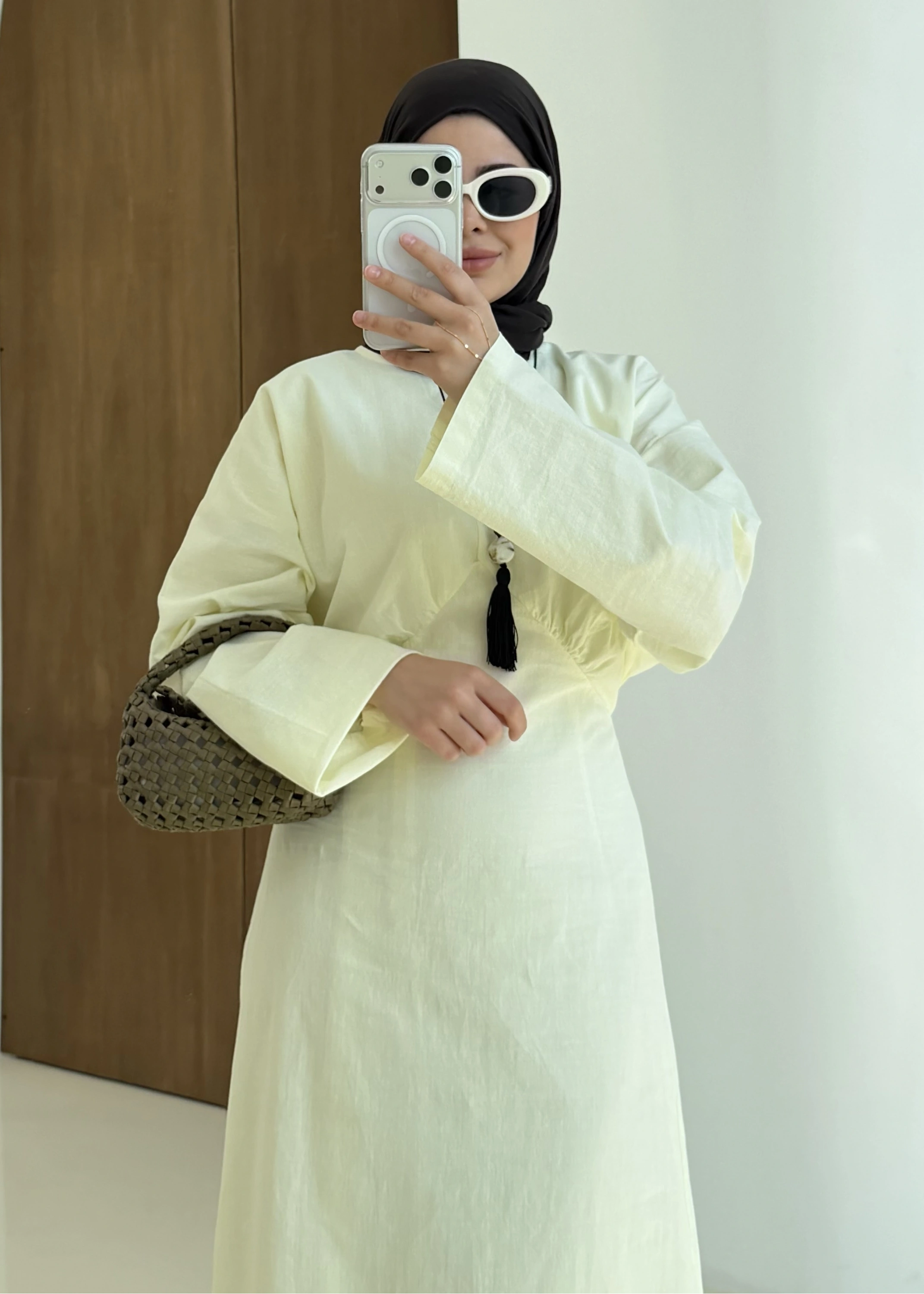 2363 BEL DTY ELBİSE SARI